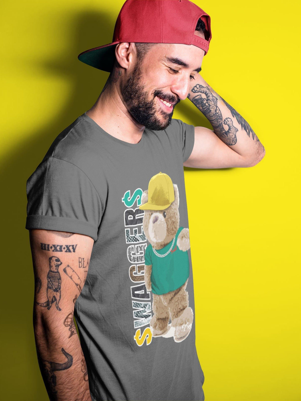 Jordan 3 Animal Instinct 2.0 Sneaker Matching T-Shirt Bear Swaggers Sneaker Tees Jordan 3 Animal Instinct 2.0 Sneaker Release Tees Crew Neck Tees