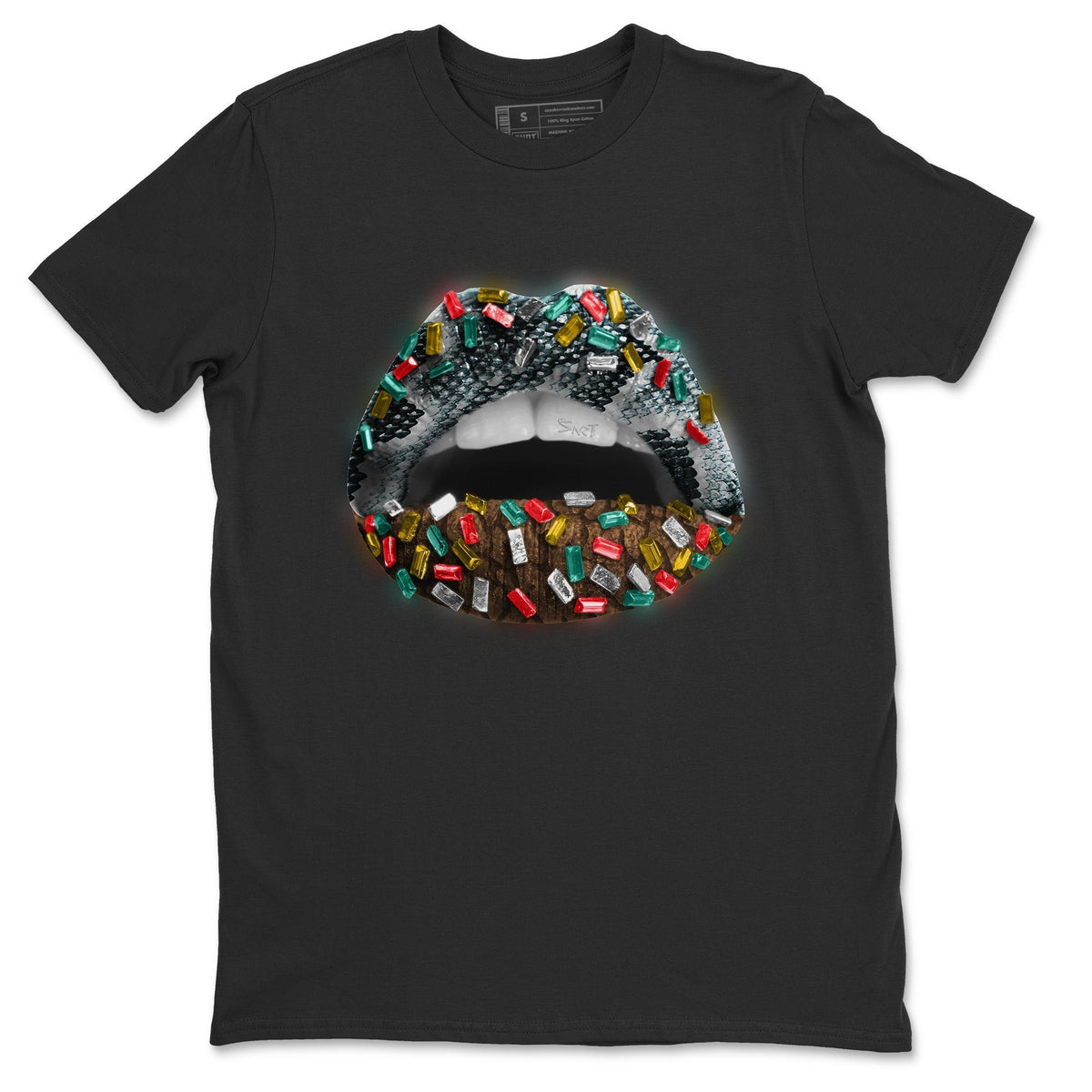 Jordan 3 Animal Instinct 2.0 Sneaker Matching T-Shirt Lips Jewel Sneaker Tees Jordan 3 Animal Instinct 2.0 Sneaker Release Tees Crew Neck Tees