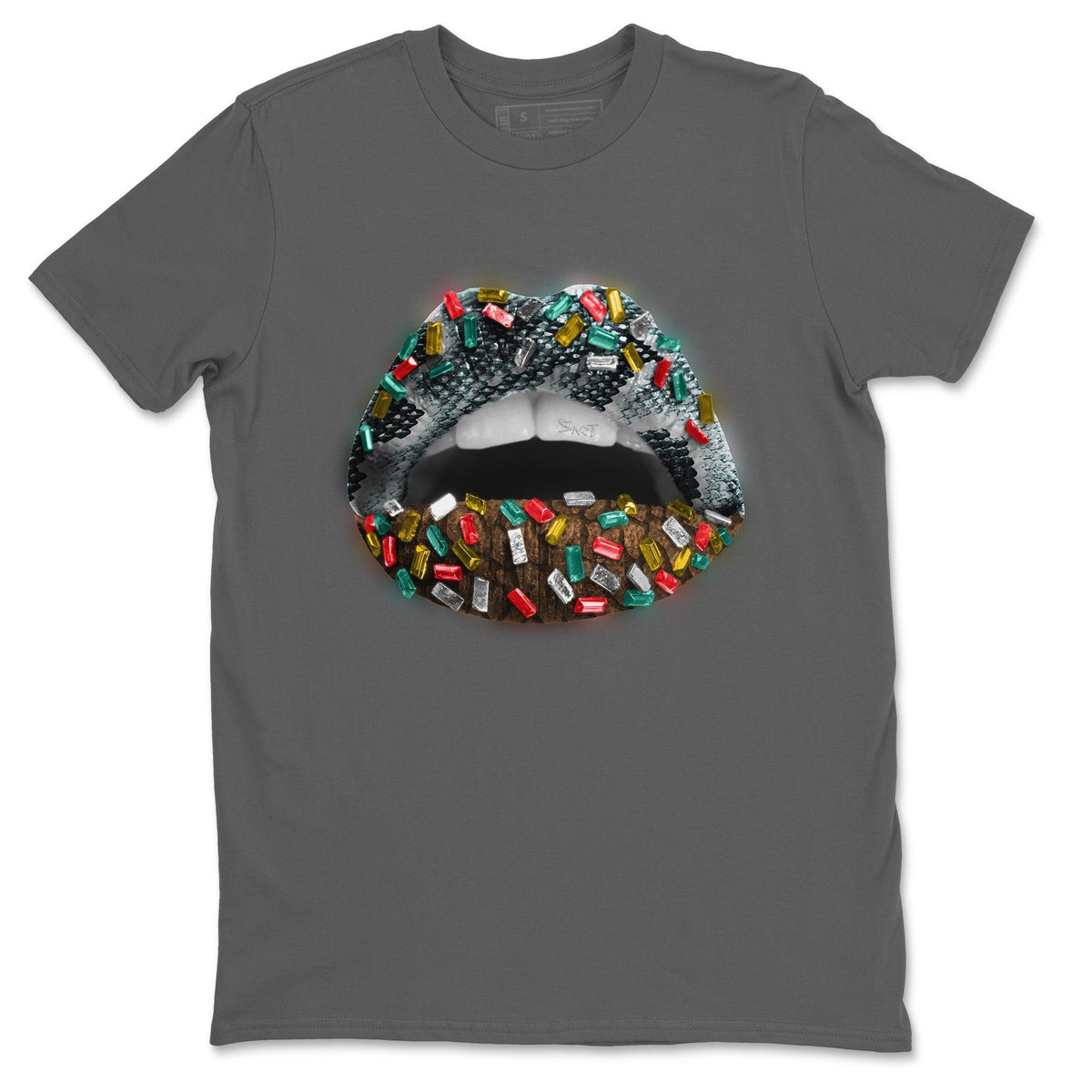 Jordan 3 Animal Instinct 2.0 Sneaker Matching T-Shirt Lips Jewel Sneaker Tees Jordan 3 Animal Instinct 2.0 Sneaker Release Tees Crew Neck Tees