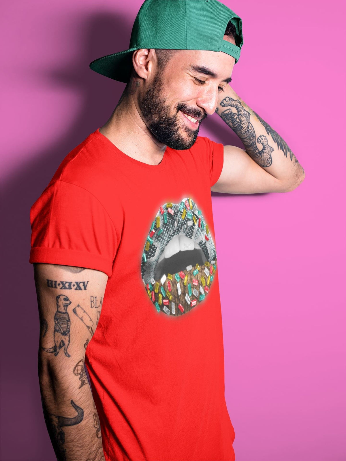 Jordan 3 Animal Instinct 2.0 Sneaker Matching T-Shirt Lips Jewel Sneaker Tees Jordan 3 Animal Instinct 2.0 Sneaker Release Tees Crew Neck Tees