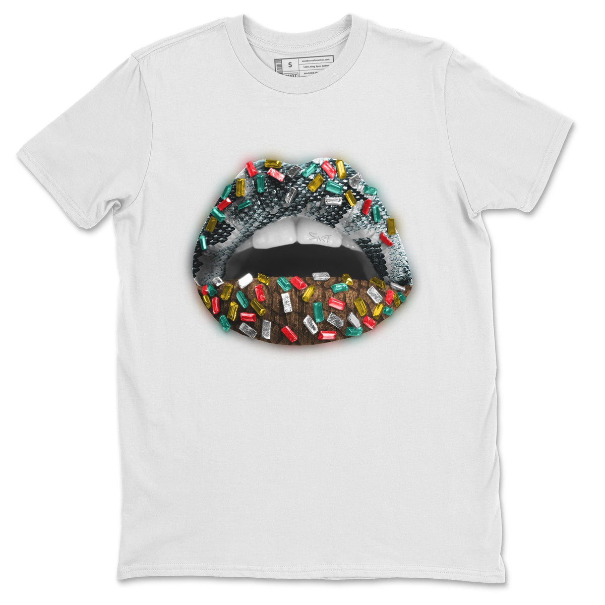 Jordan 3 Animal Instinct 2.0 Sneaker Matching T-Shirt Lips Jewel Sneaker Tees Jordan 3 Animal Instinct 2.0 Sneaker Release Tees Crew Neck Tees