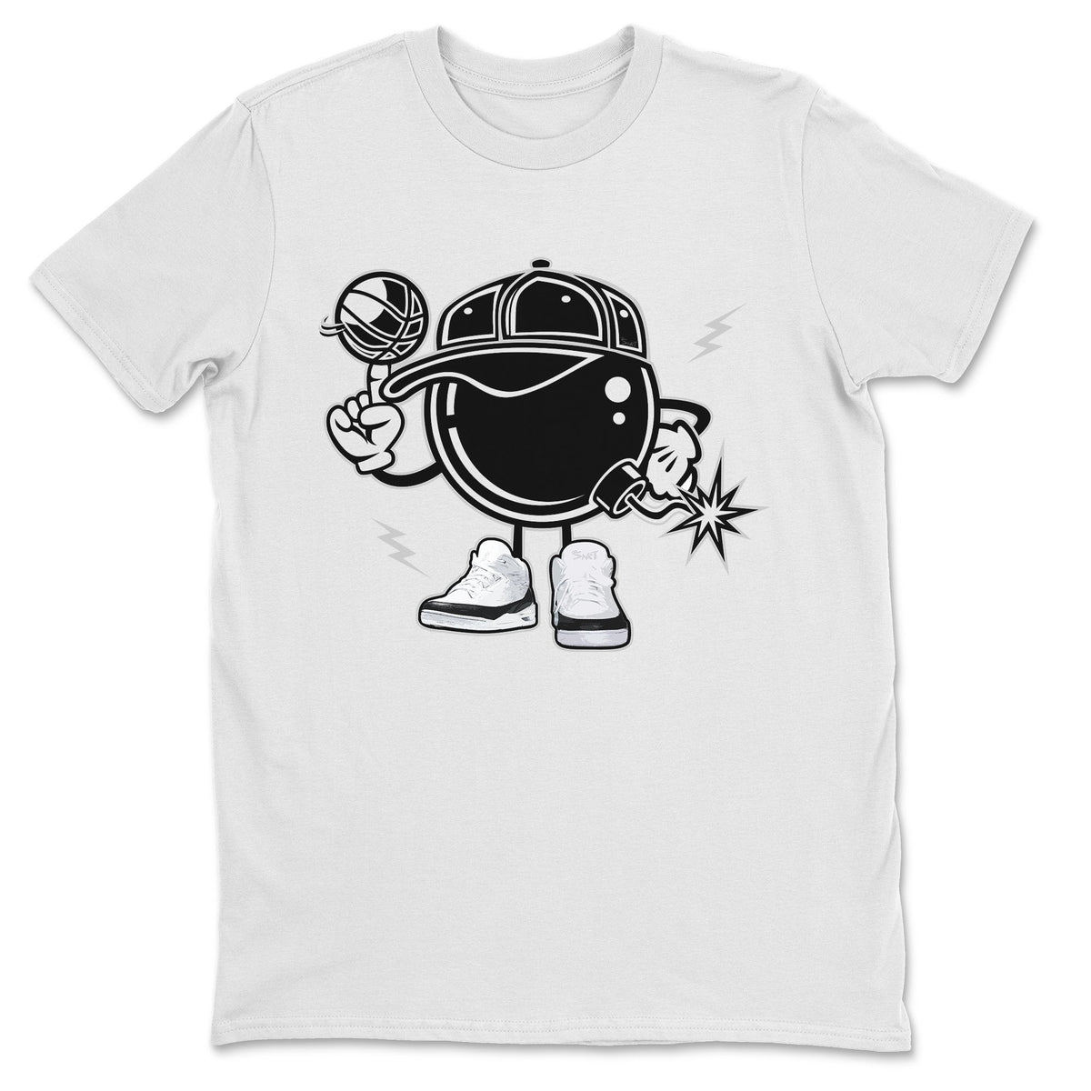 Jordan 3 Fragment Sneaker Matching T-Shirt Basket Bombers Sneaker Tees Jordan 3 Fragment Sneaker Release Tees Crew Neck Tees