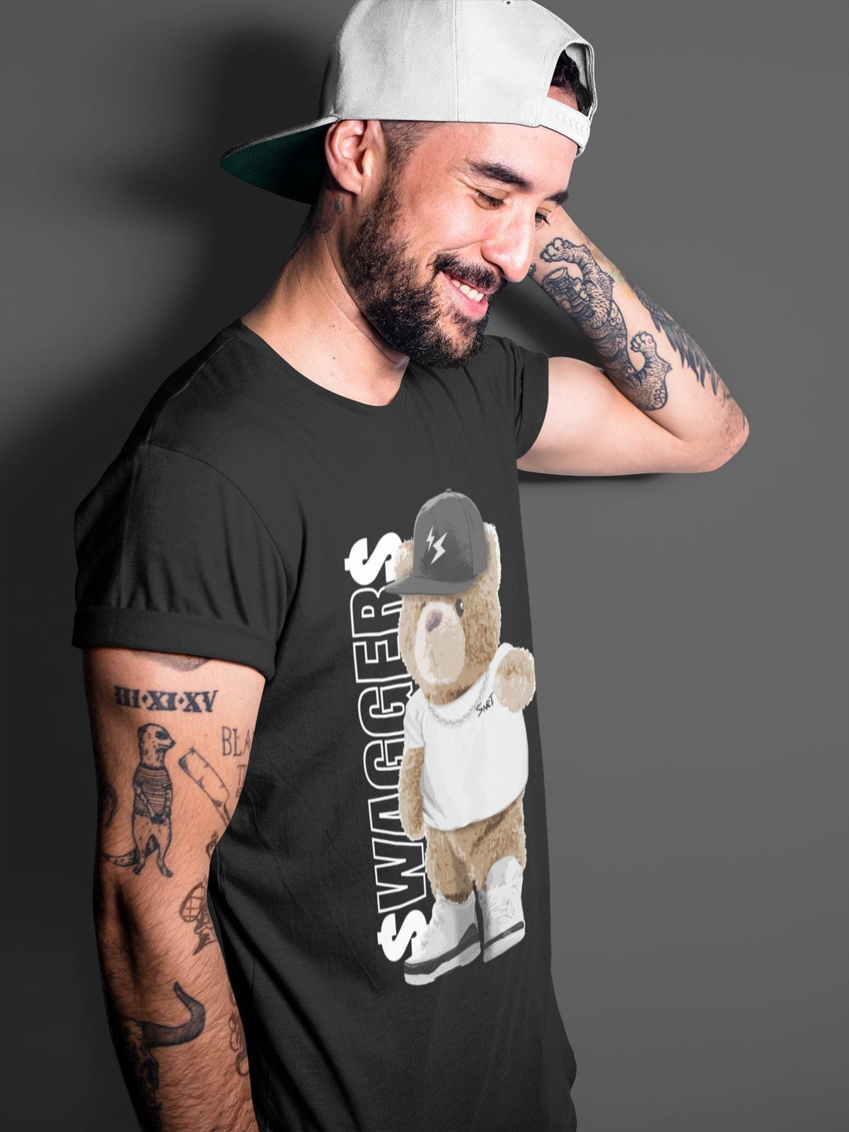 Jordan 3 Fragment Sneaker Matching T-Shirt Bear Swaggers Sneaker Tees Jordan 3 Fragment Sneaker Release Tees Crew Neck Tees