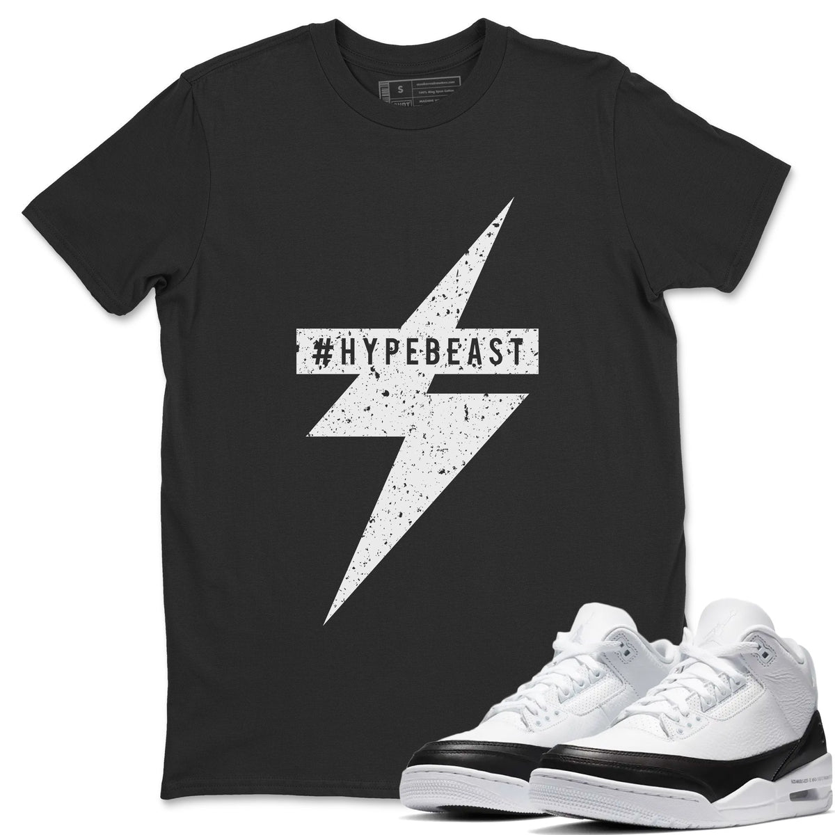 Jordan 3 Fragment Sneaker Matching T-Shirt Hypebeast Sneaker Tees Jordan 3 Fragment Sneaker Release Tees Crew Neck Tees