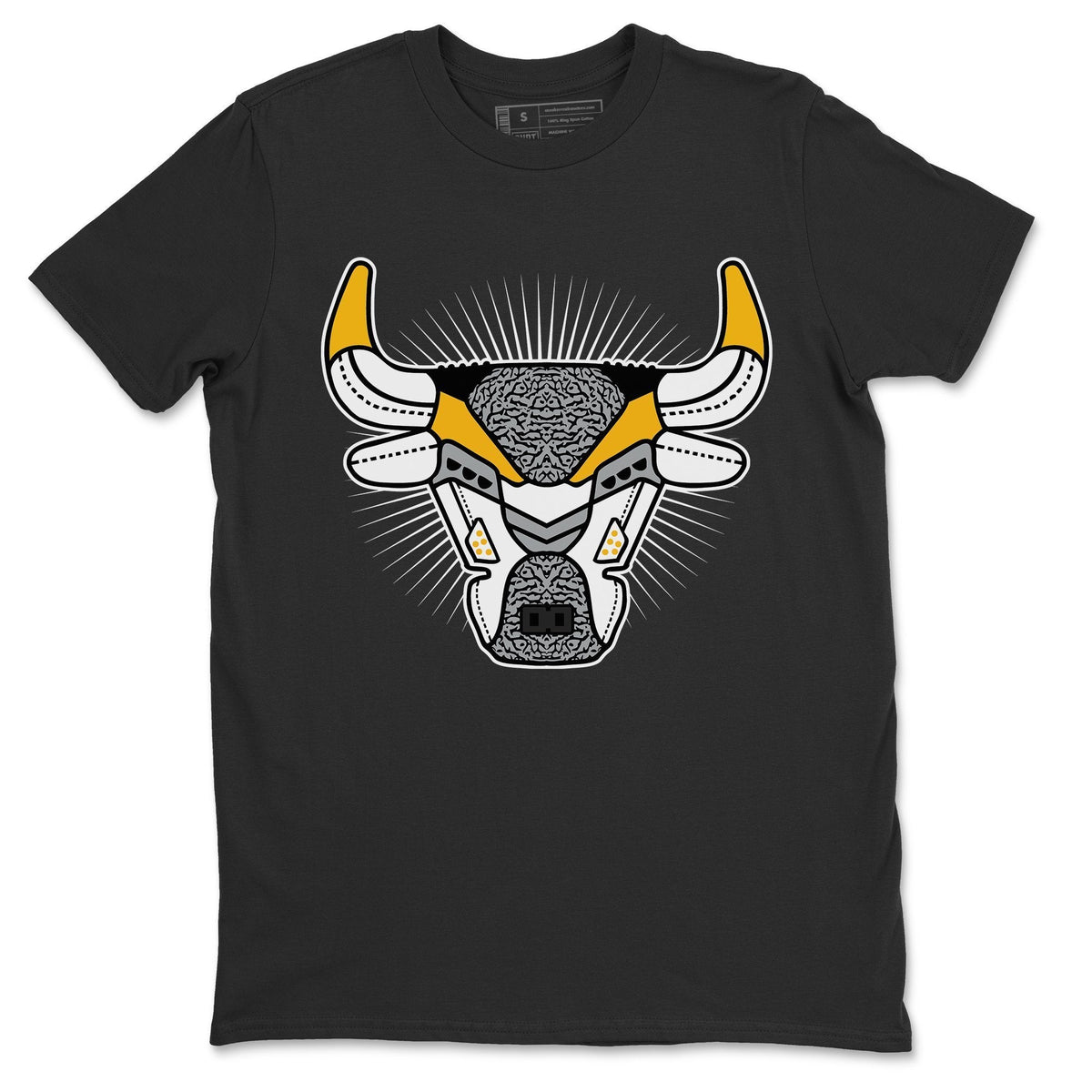 Jordan 3 Laser Orange Sneaker Matching T-Shirt Bull Head Sneaker Tees Jordan 3 Laser Orange Sneaker Release Tees Crew Neck Tees