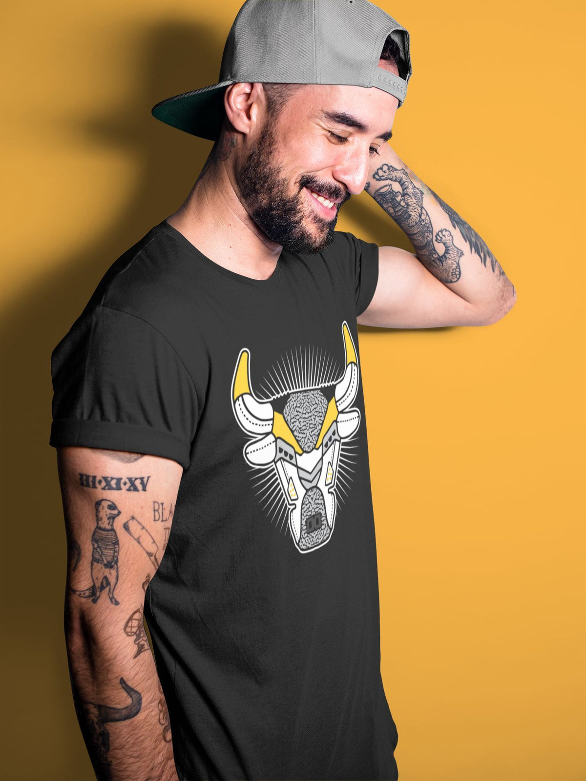 Jordan 3 Laser Orange Sneaker Matching T-Shirt Bull Head Sneaker Tees Jordan 3 Laser Orange Sneaker Release Tees Crew Neck Tees