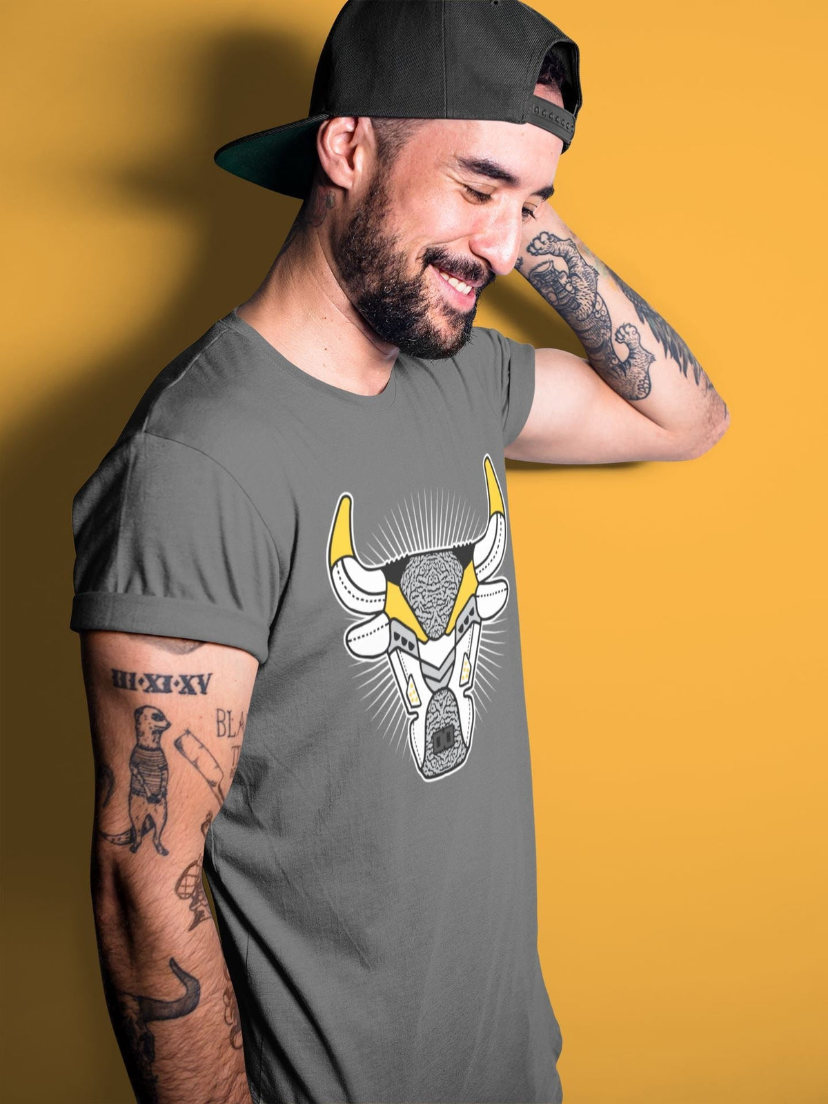 Jordan 3 Laser Orange Sneaker Matching T-Shirt Bull Head Sneaker Tees Jordan 3 Laser Orange Sneaker Release Tees Crew Neck Tees