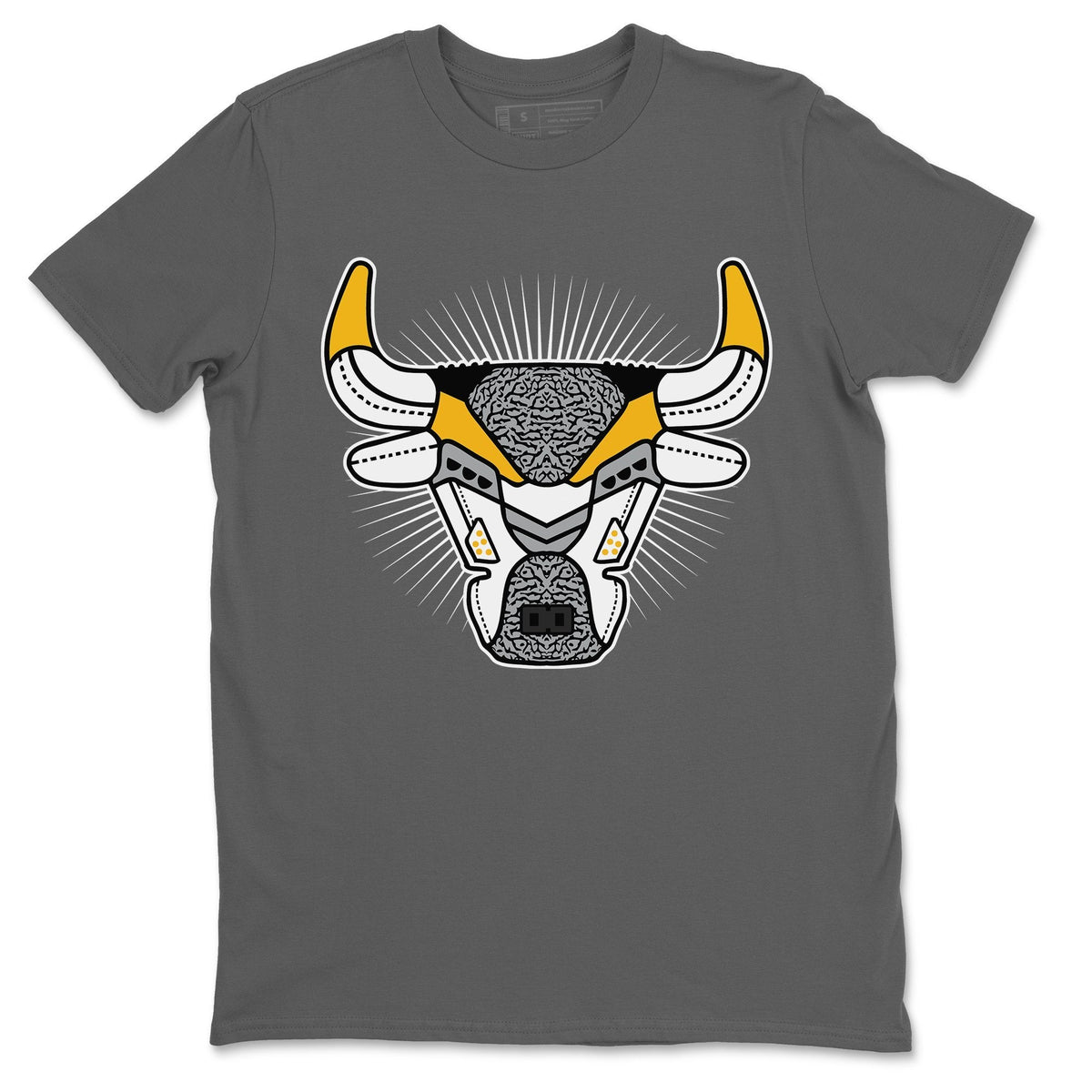 Jordan 3 Laser Orange Sneaker Matching T-Shirt Bull Head Sneaker Tees Jordan 3 Laser Orange Sneaker Release Tees Crew Neck Tees