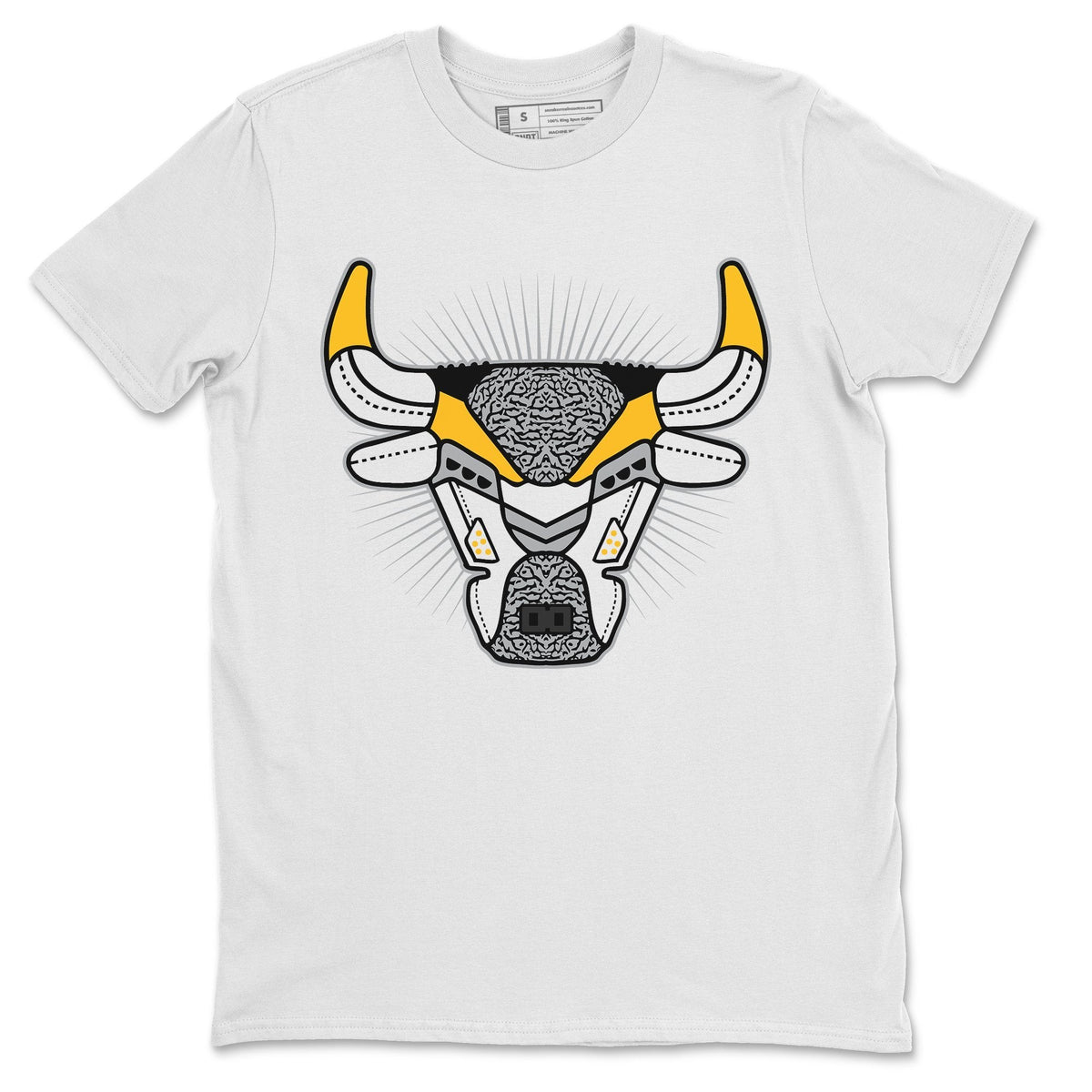 Jordan 3 Laser Orange Sneaker Matching T-Shirt Bull Head Sneaker Tees Jordan 3 Laser Orange Sneaker Release Tees Crew Neck Tees