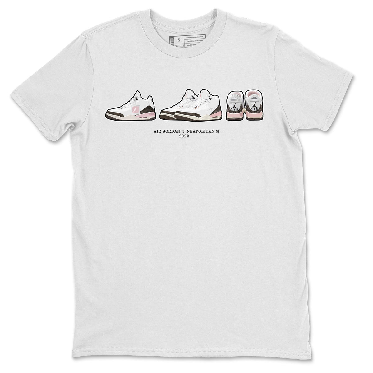 Jordan 3 Atmosphere Sneaker Matching T-Shirt Air Jordan 3 Prelude Sneaker Tees Jordan 3 Atmosphere Sneaker Release Tees Crew Neck Tees