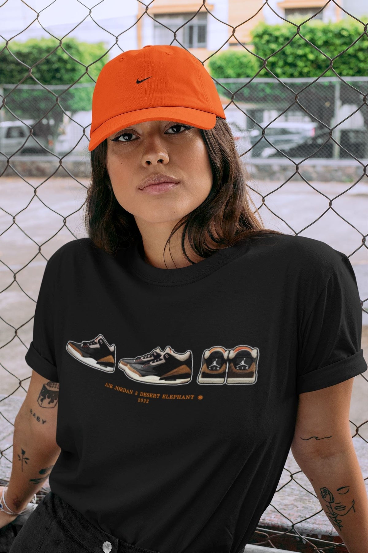 Jordan 3 Desert Elephant Sneaker Matching T-Shirt Air Jordan 3 Prelude Sneaker Tees Jordan 3 Desert Elephant Sneaker Release Tees Crew Neck Tees