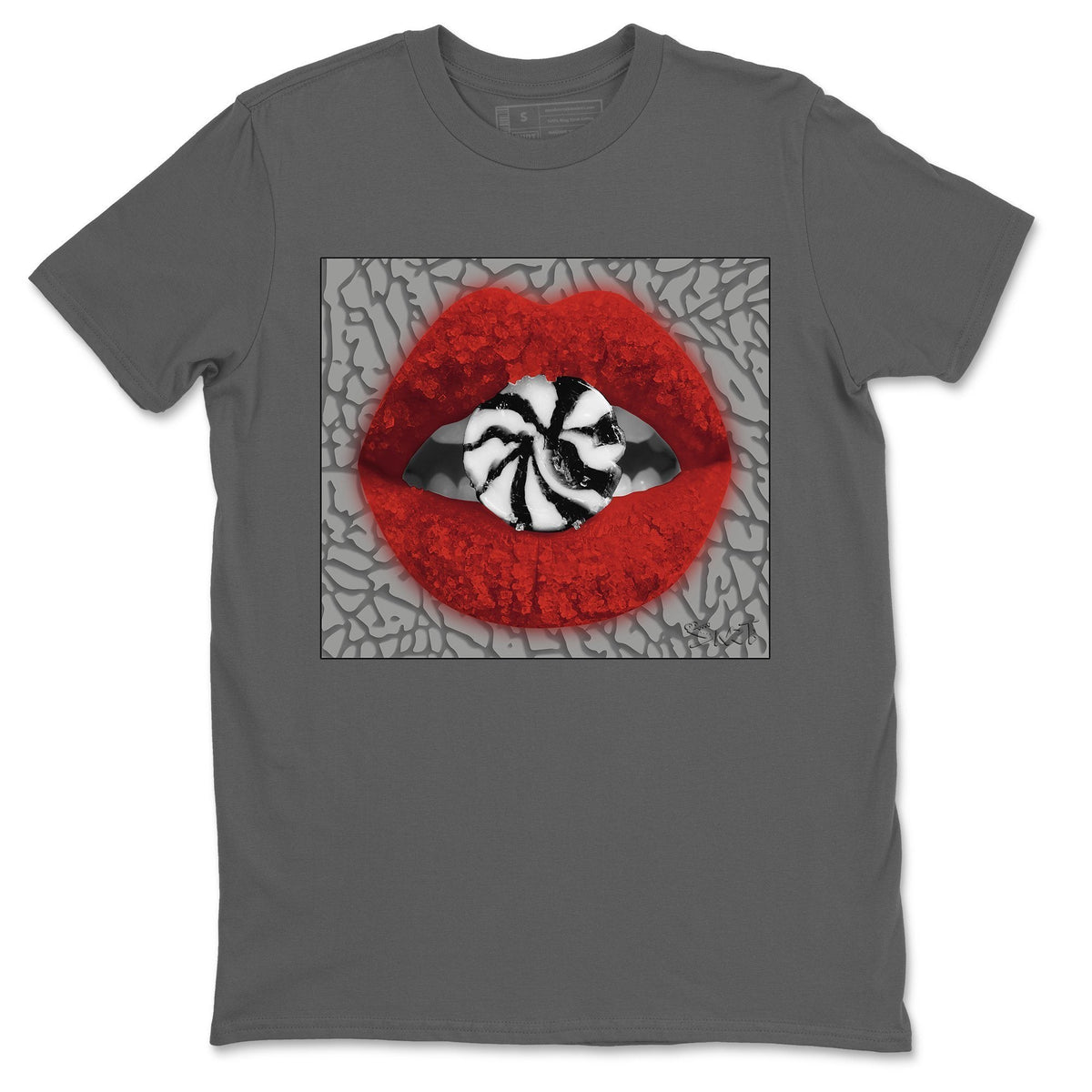 Jordan 3 Unite Sneaker Matching T-Shirt Lips Candy Sneaker Tees Jordan 3 Unite Sneaker Release Tees Crew Neck Tees