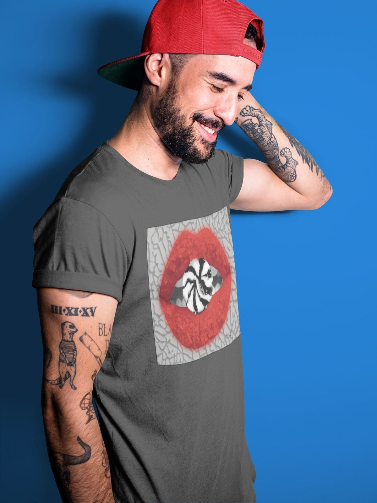 Jordan 3 Unite Sneaker Matching T-Shirt Lips Candy Sneaker Tees Jordan 3 Unite Sneaker Release Tees Crew Neck Tees