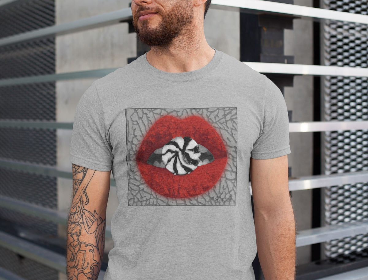 Jordan 3 Unite Sneaker Matching T-Shirt Lips Candy Sneaker Tees Jordan 3 Unite Sneaker Release Tees Crew Neck Tees