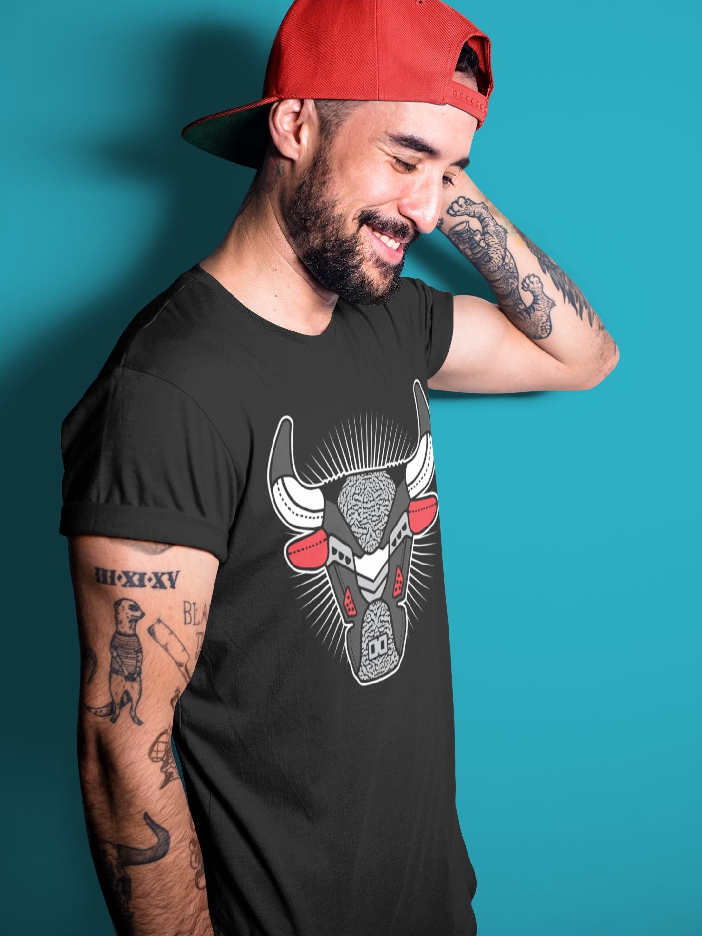 Jordan 3 Black Cement Shirt To Match Jordans AJ3 Bull Head Sneaker Tees Jordan 3 Black Cement Drip Gear Zone Sneaker Matching Clothing Unisex Shirts