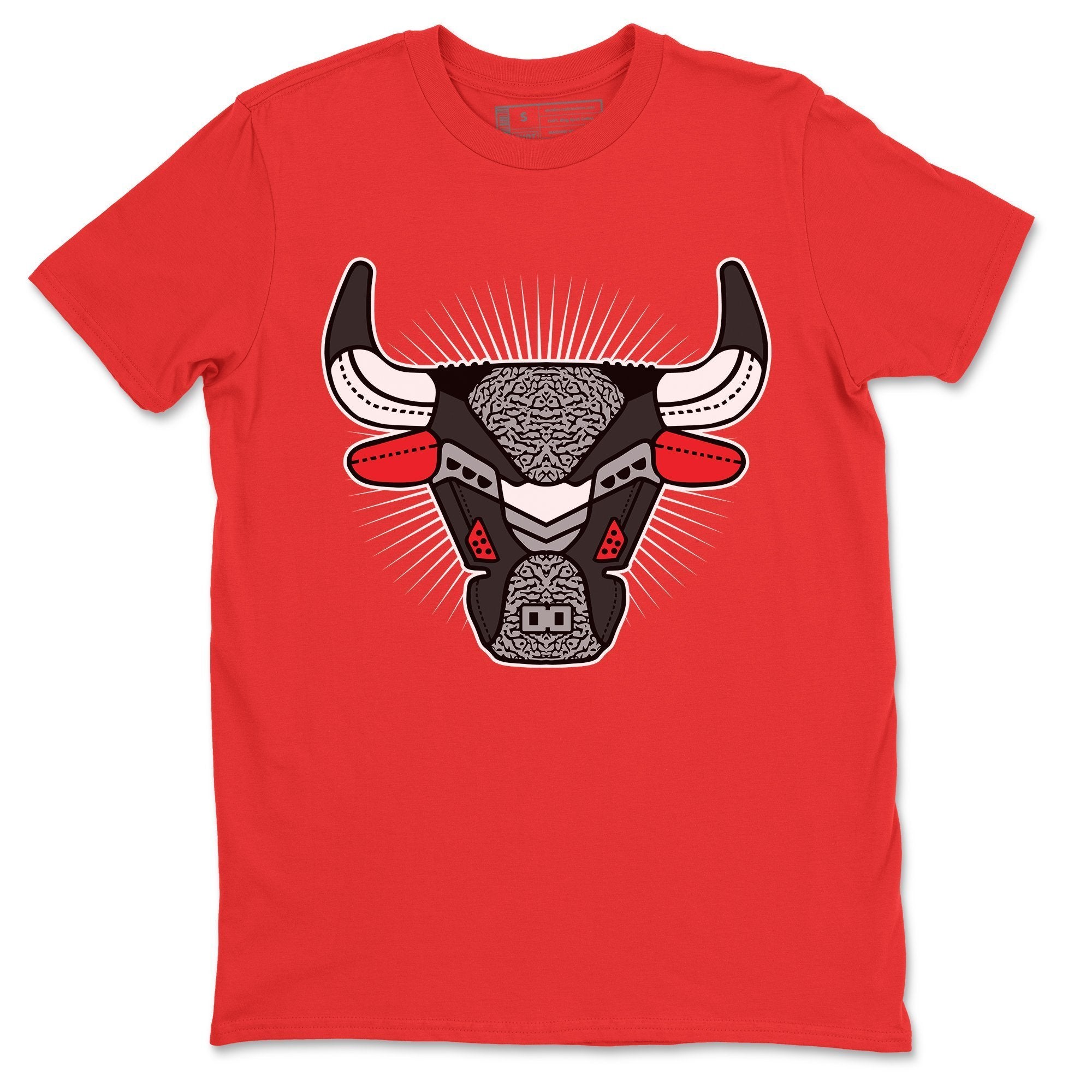 Jordan 3 Black Cement Shirt To Match Jordans AJ3 Bull Head Sneaker Tees Jordan 3 Black Cement Drip Gear Zone Sneaker Matching Clothing Unisex Shirts