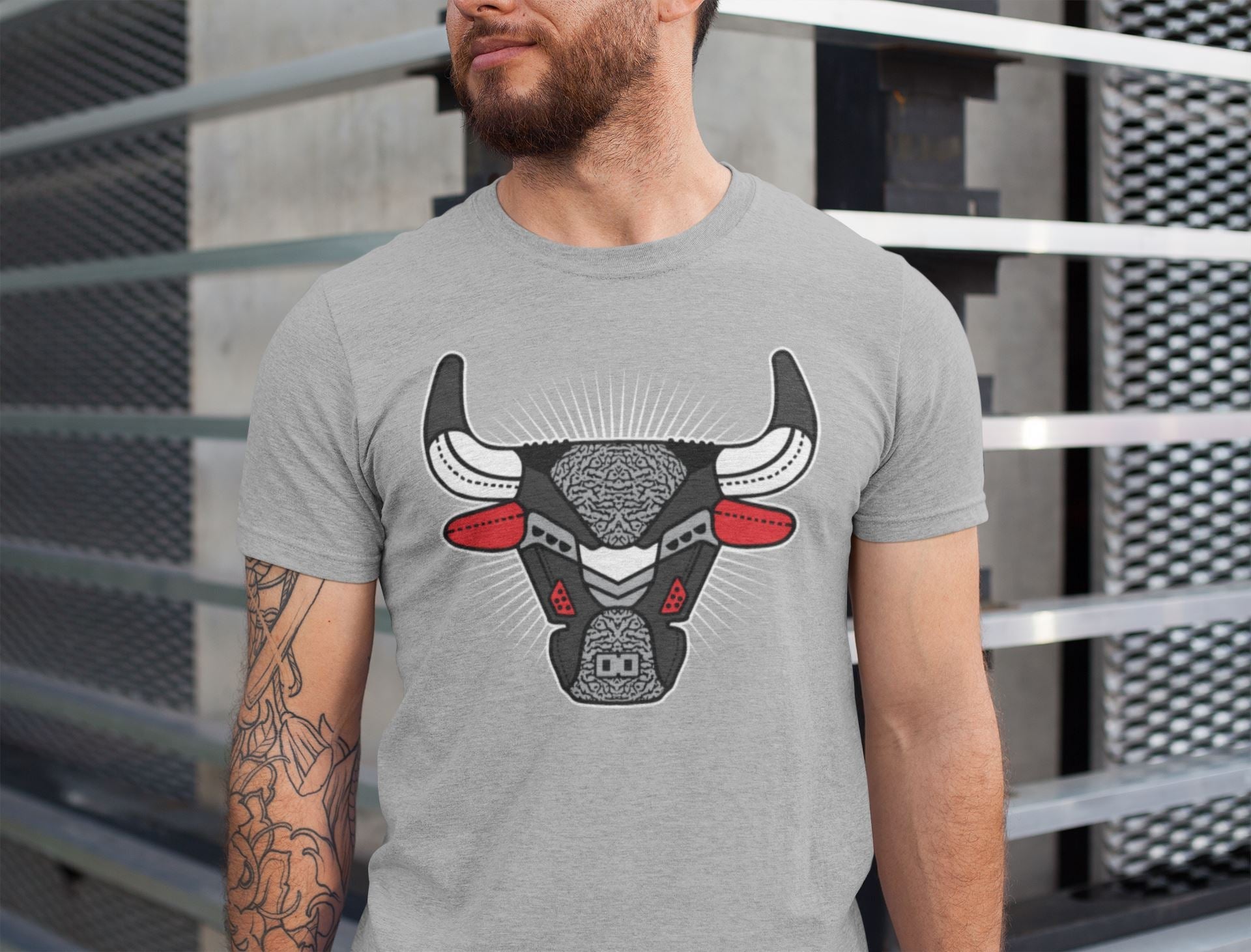 Jordan 3 Black Cement Shirt To Match Jordans AJ3 Bull Head Sneaker Tees Jordan 3 Black Cement Drip Gear Zone Sneaker Matching Clothing Unisex Shirts