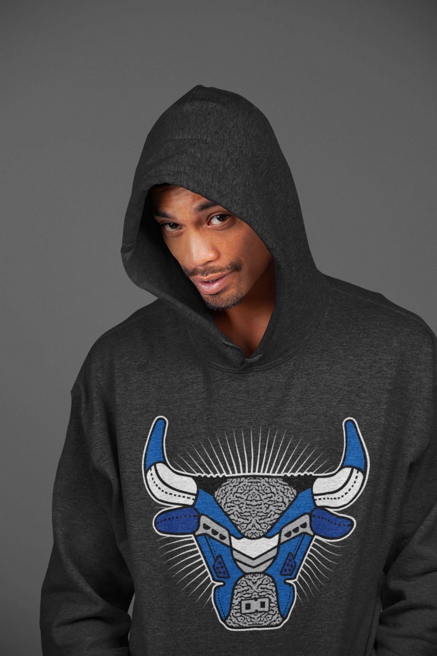 Jordan 3 Varsity Royal Shirt To Match Jordans Bull Head Sneaker Tees Jordan 3 Varsity Royal Drip Gear Zone Sneaker Matching Clothing Unisex Shirts