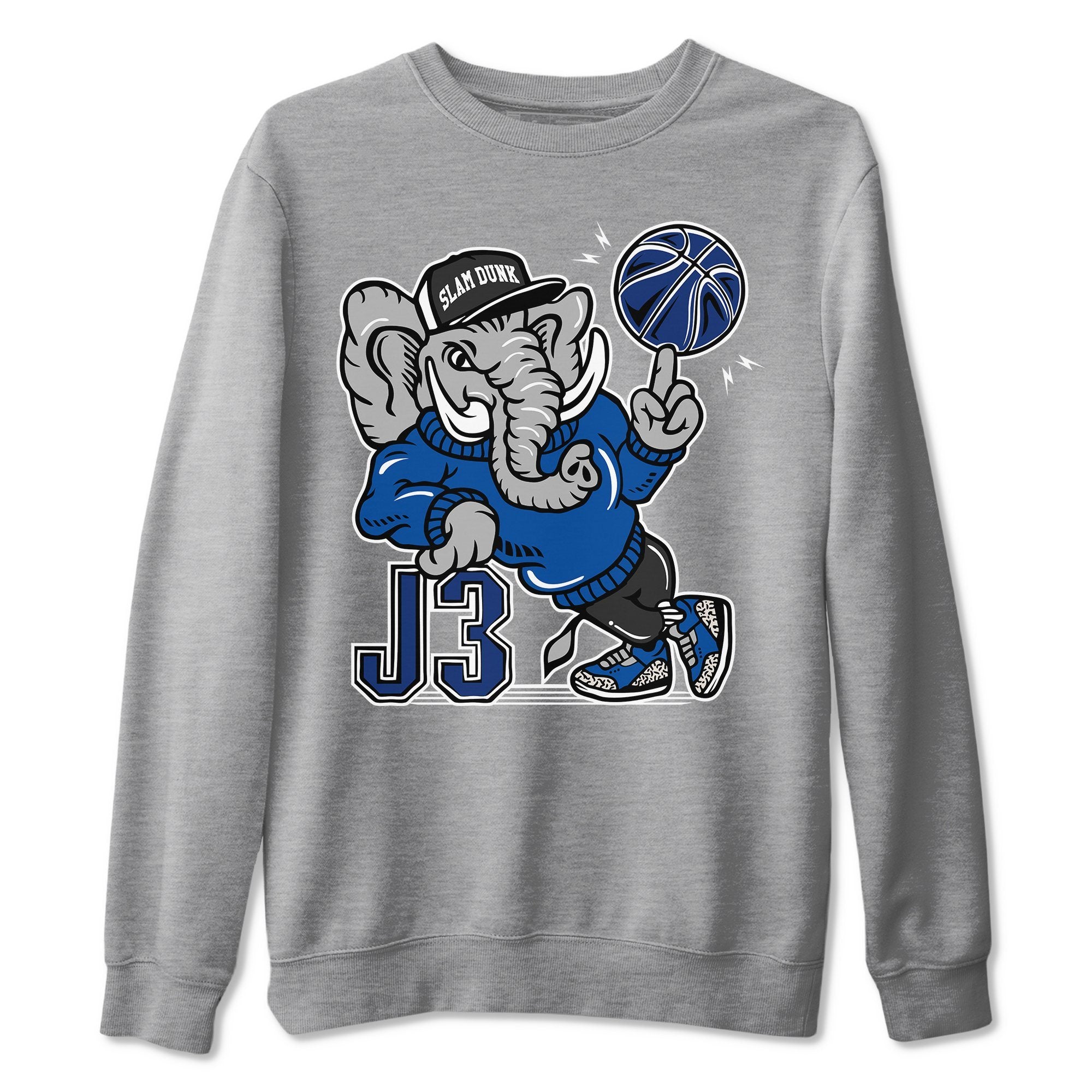 Jordan 3 Varsity Royal Shirt To Match Jordans Elephant Sneaker Tees Jordan 3 Varsity Royal Drip Gear Zone Sneaker Matching Clothing Unisex Shirts
