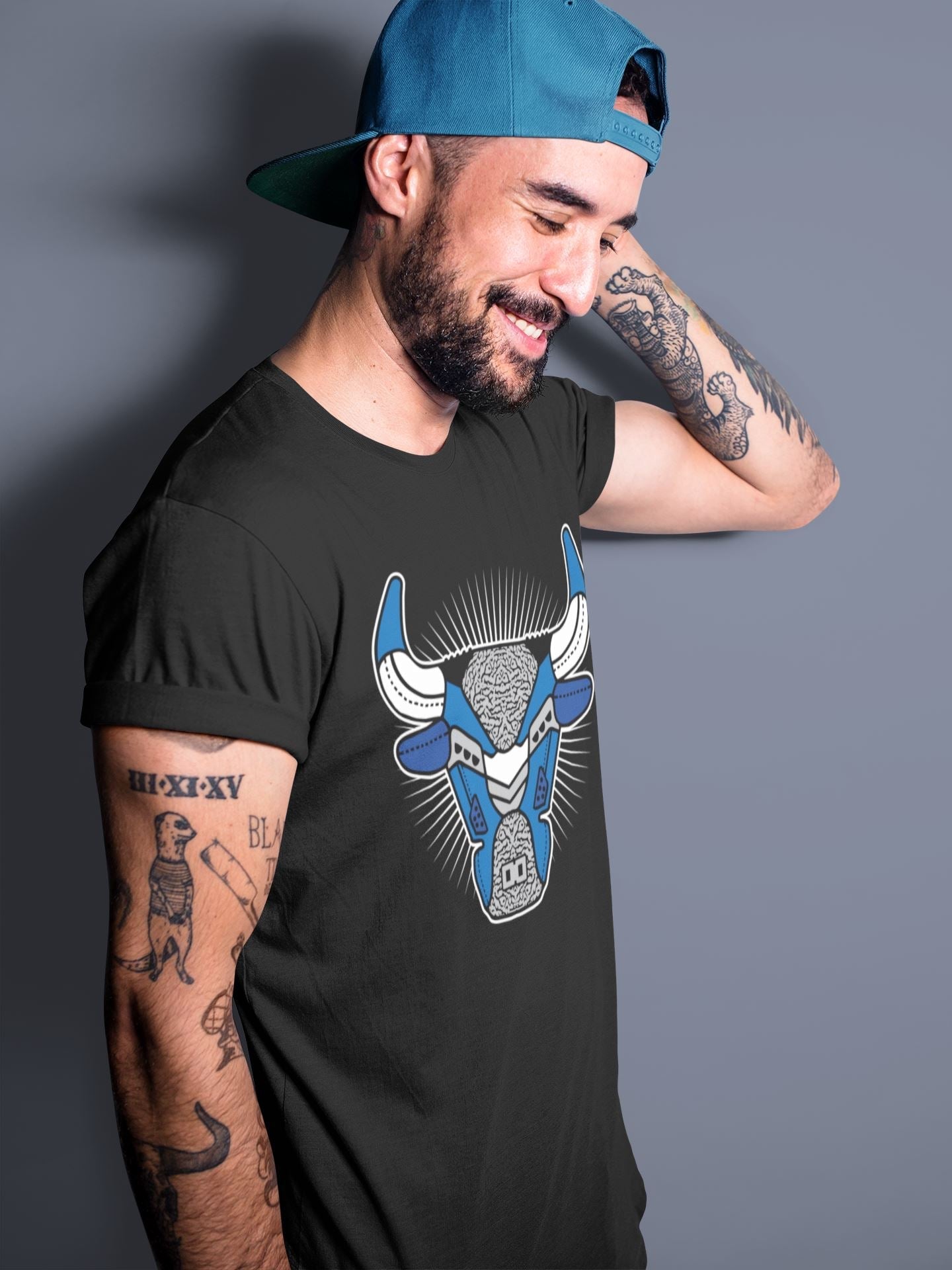 Jordan 3 Varsity Royal Shirt To Match Jordans Bull Head Sneaker Tees Jordan 3 Varsity Royal Drip Gear Zone Sneaker Matching Clothing Unisex Shirts