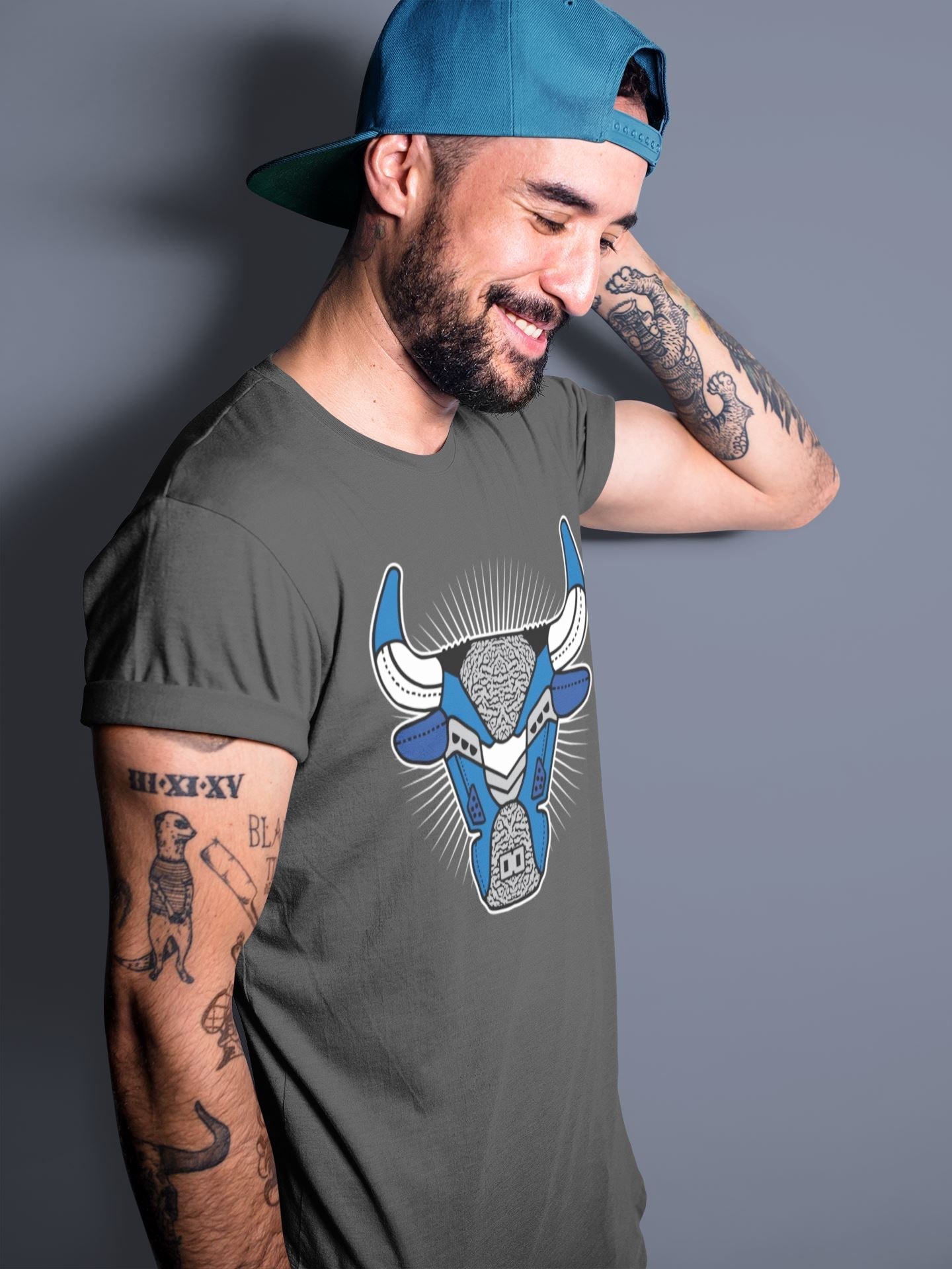 Jordan 3 Varsity Royal Shirt To Match Jordans Bull Head Sneaker Tees Jordan 3 Varsity Royal Drip Gear Zone Sneaker Matching Clothing Unisex Shirts
