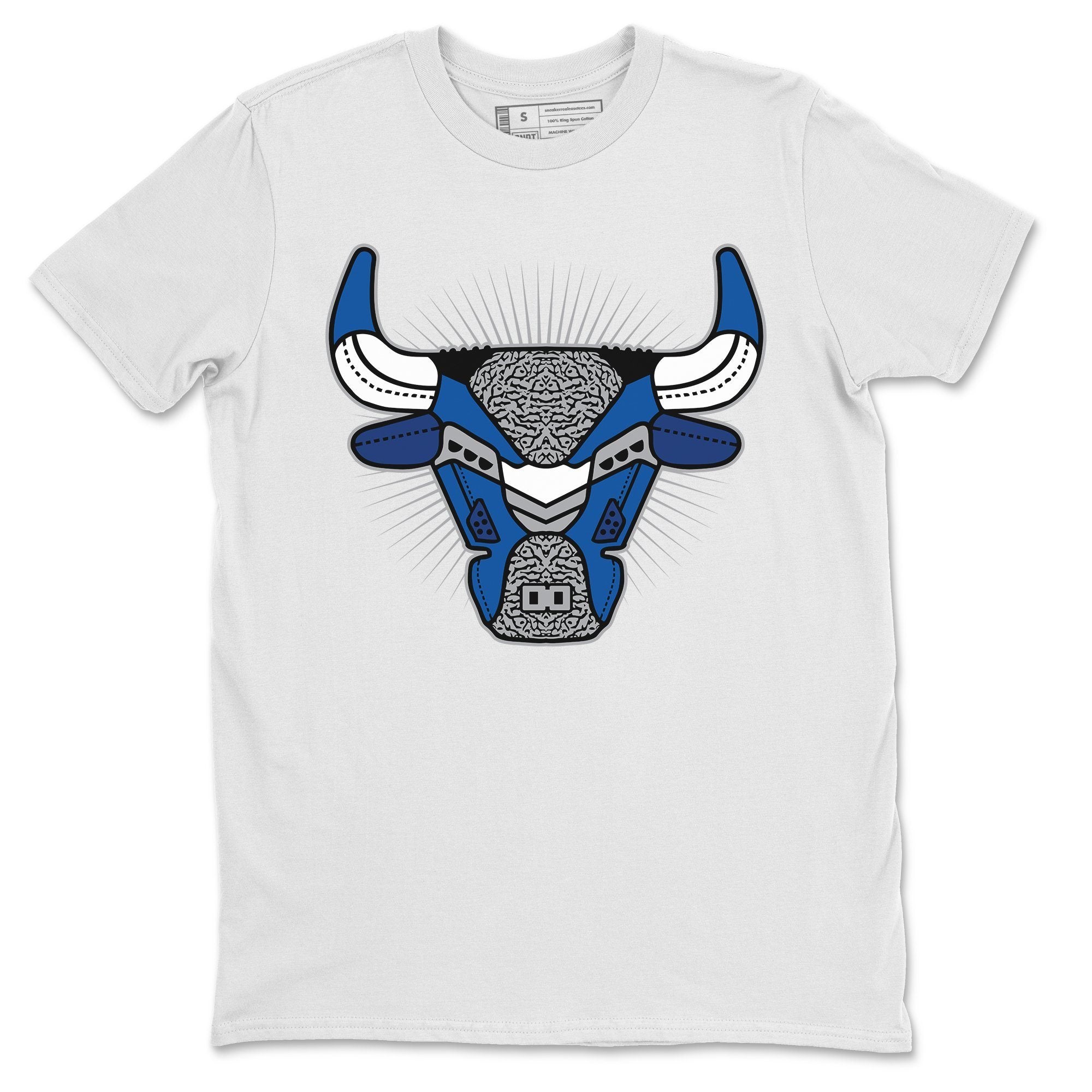 Jordan 3 Varsity Royal Shirt To Match Jordans Bull Head Sneaker Tees Jordan 3 Varsity Royal Drip Gear Zone Sneaker Matching Clothing Unisex Shirts