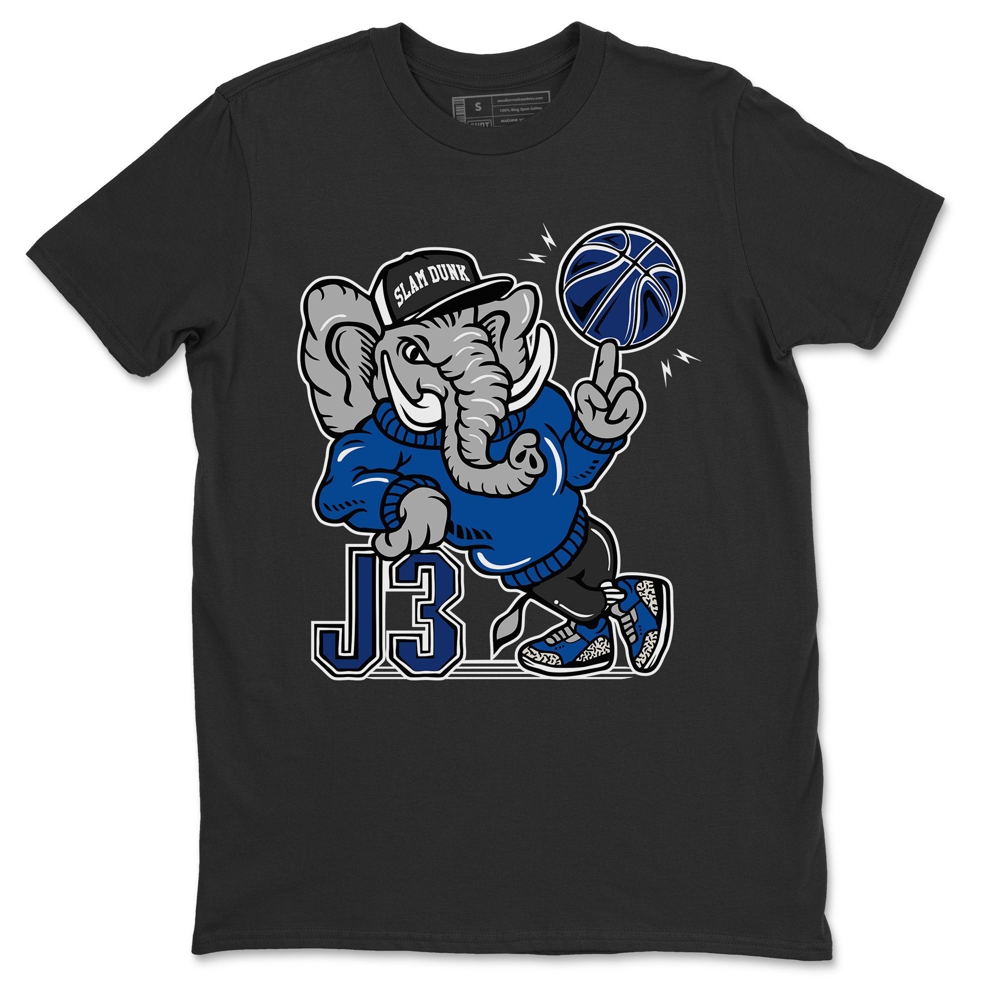 Jordan 3 Varsity Royal Shirt To Match Jordans Elephant Sneaker Tees Jordan 3 Varsity Royal Drip Gear Zone Sneaker Matching Clothing Unisex Shirts
