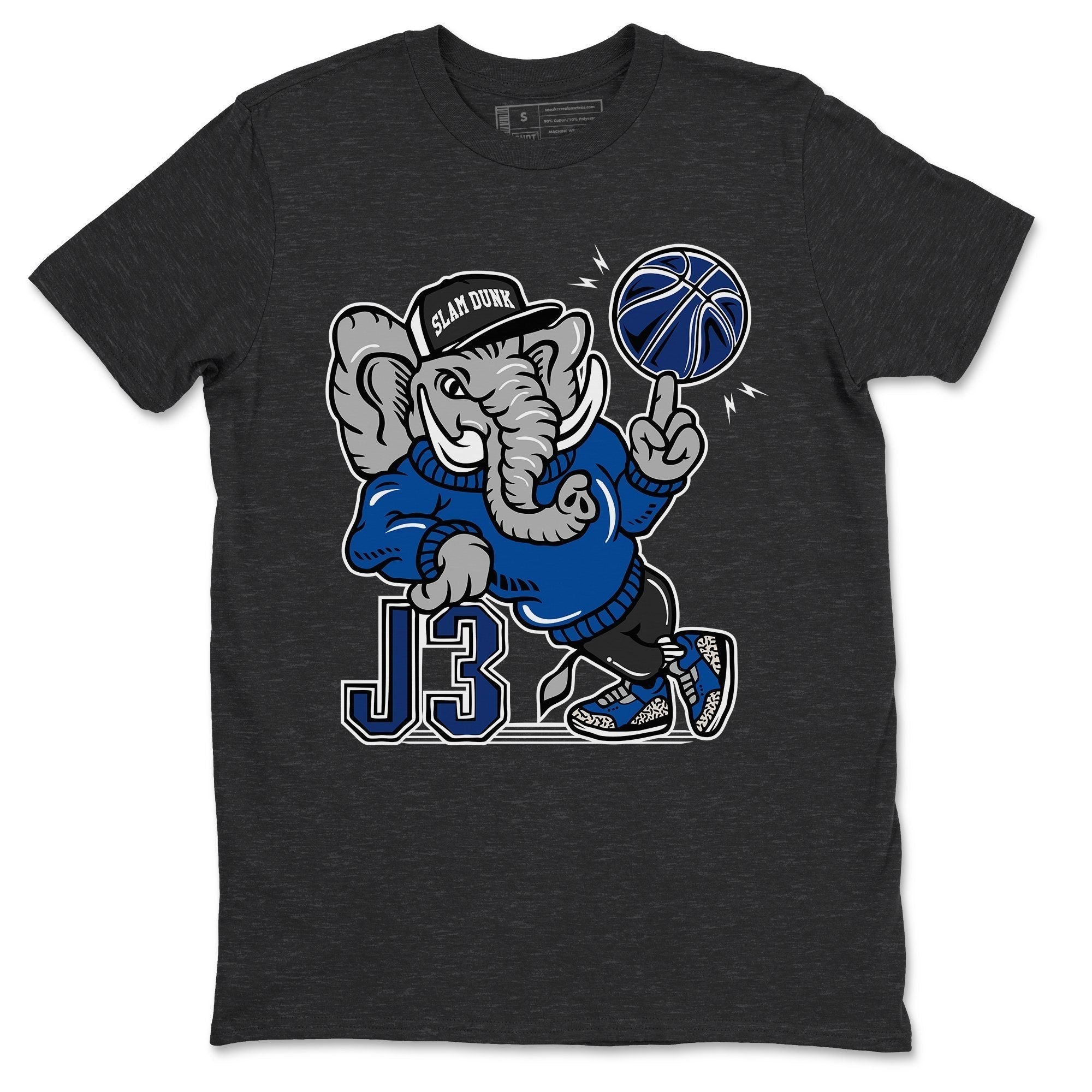 Jordan 3 Varsity Royal Shirt To Match Jordans Elephant Sneaker Tees Jordan 3 Varsity Royal Drip Gear Zone Sneaker Matching Clothing Unisex Shirts