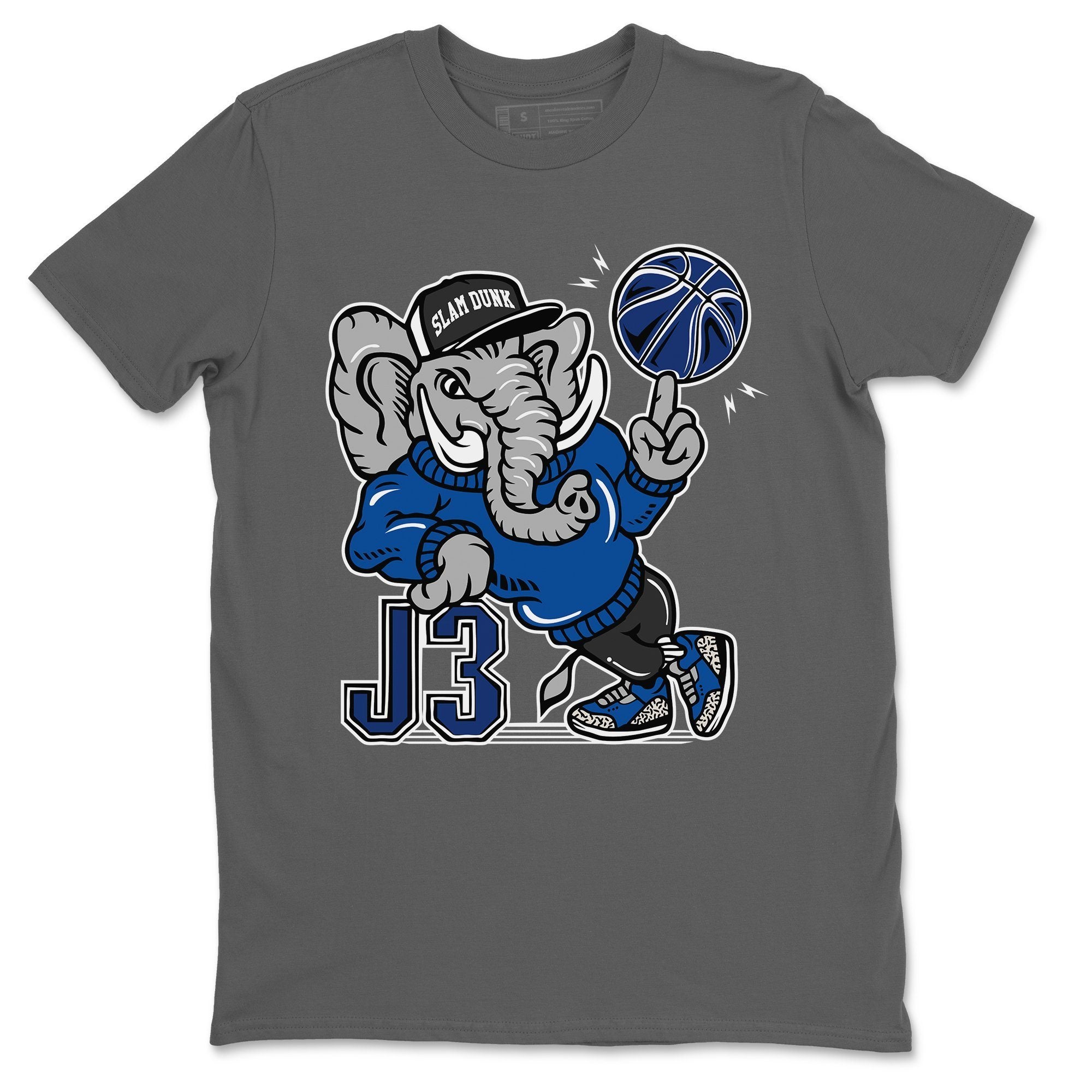 Jordan 3 Varsity Royal Shirt To Match Jordans Elephant Sneaker Tees Jordan 3 Varsity Royal Drip Gear Zone Sneaker Matching Clothing Unisex Shirts