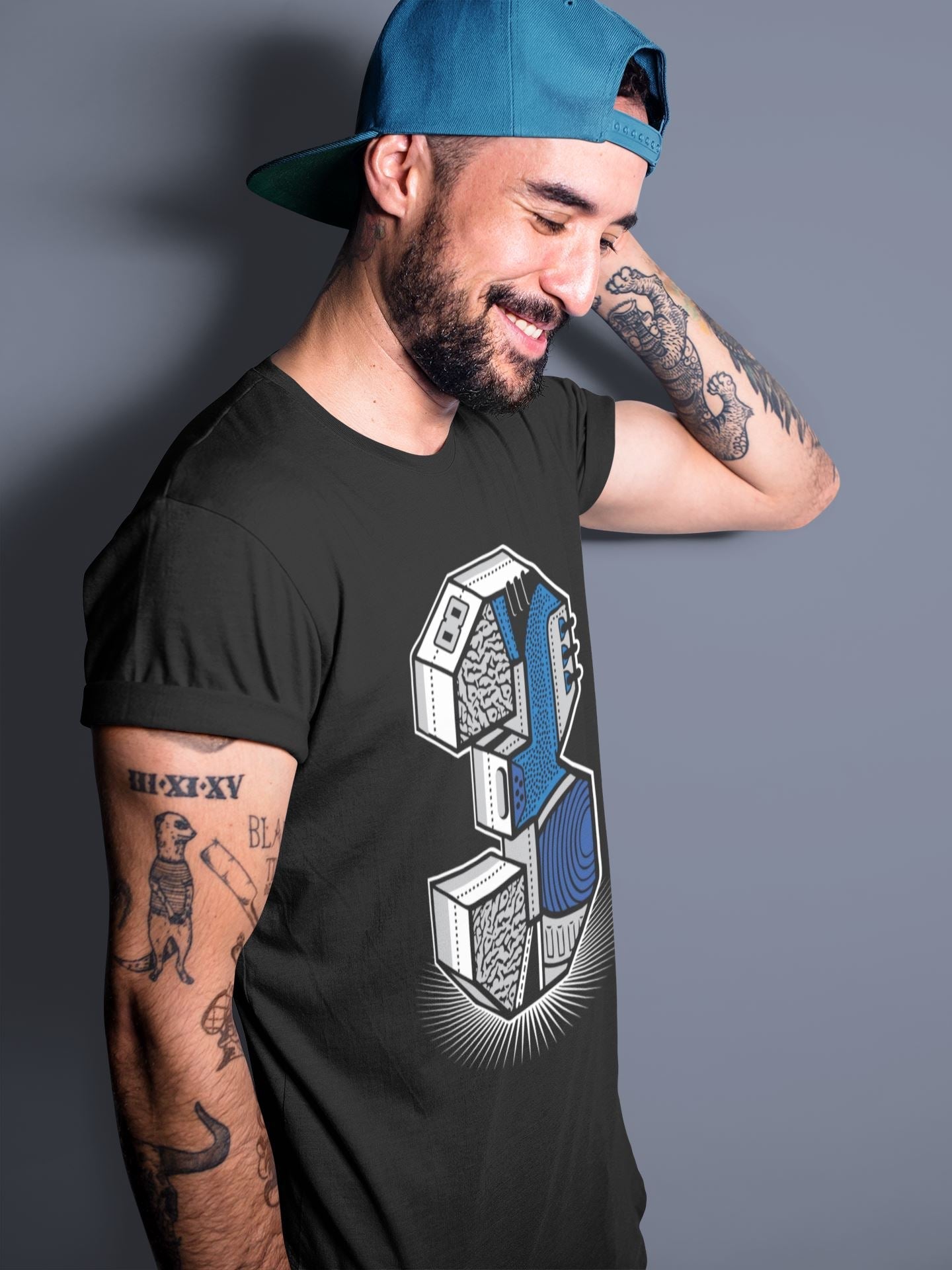 Jordan 3 Varsity Royal Shirt To Match Jordans Three Statue Sneaker Tees Jordan 3 Varsity Royal Drip Gear Zone Sneaker Matching Clothing Unisex Shirts