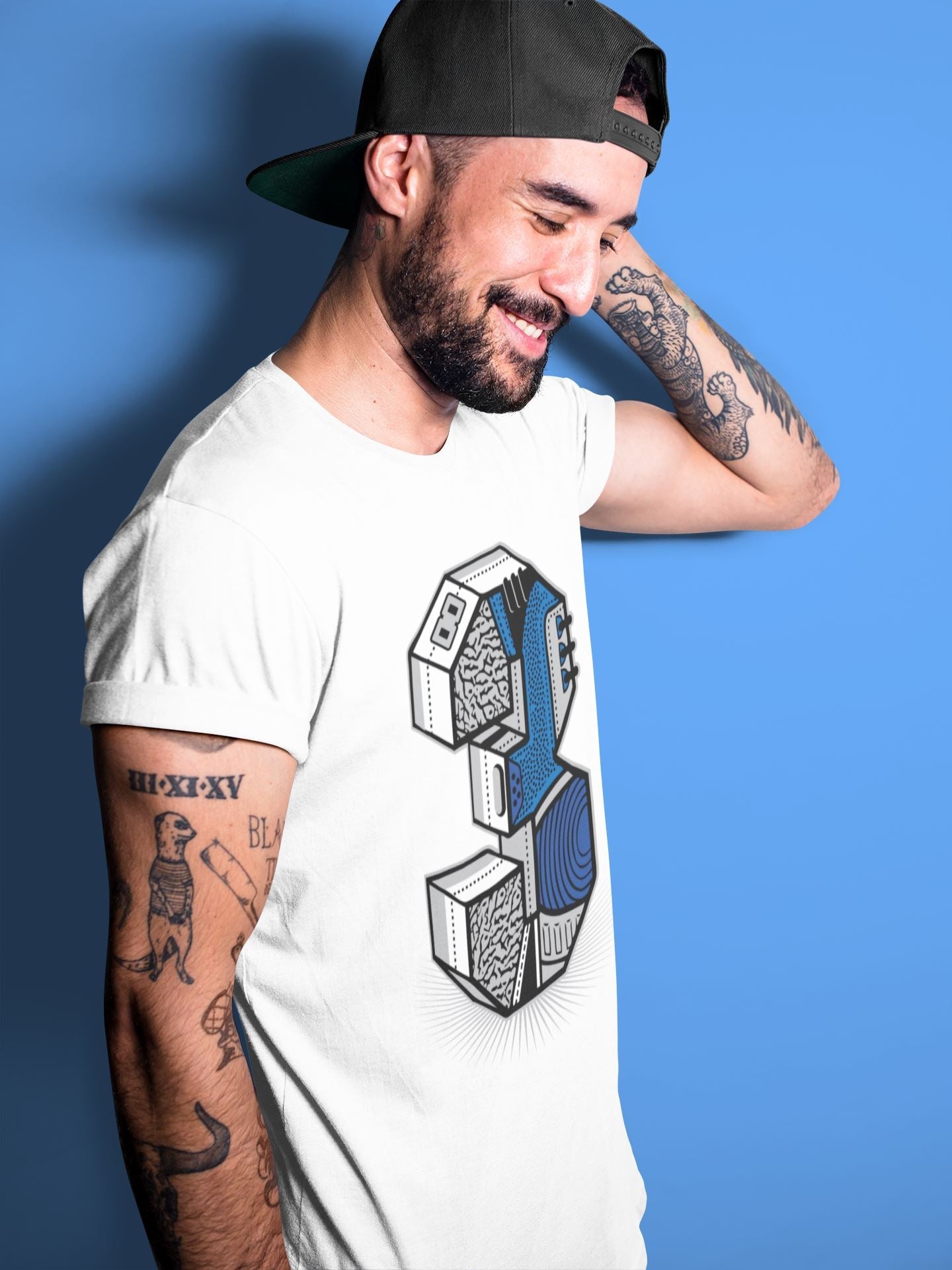 Jordan 3 Varsity Royal Shirt To Match Jordans Three Statue Sneaker Tees Jordan 3 Varsity Royal Drip Gear Zone Sneaker Matching Clothing Unisex Shirts