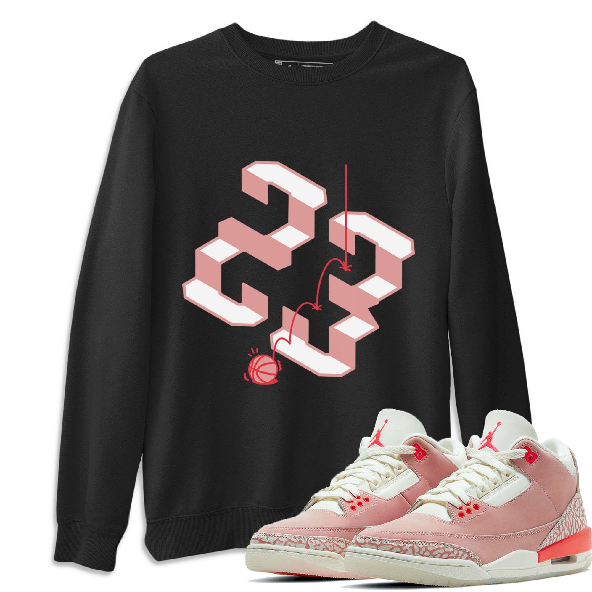 Jordan 3 Rust Pink Shirt To Match Jordans Steps Sneaker Tees Jordan 3 Rust Pink Drip Gear Zone Sneaker Matching Clothing Unisex Shirts