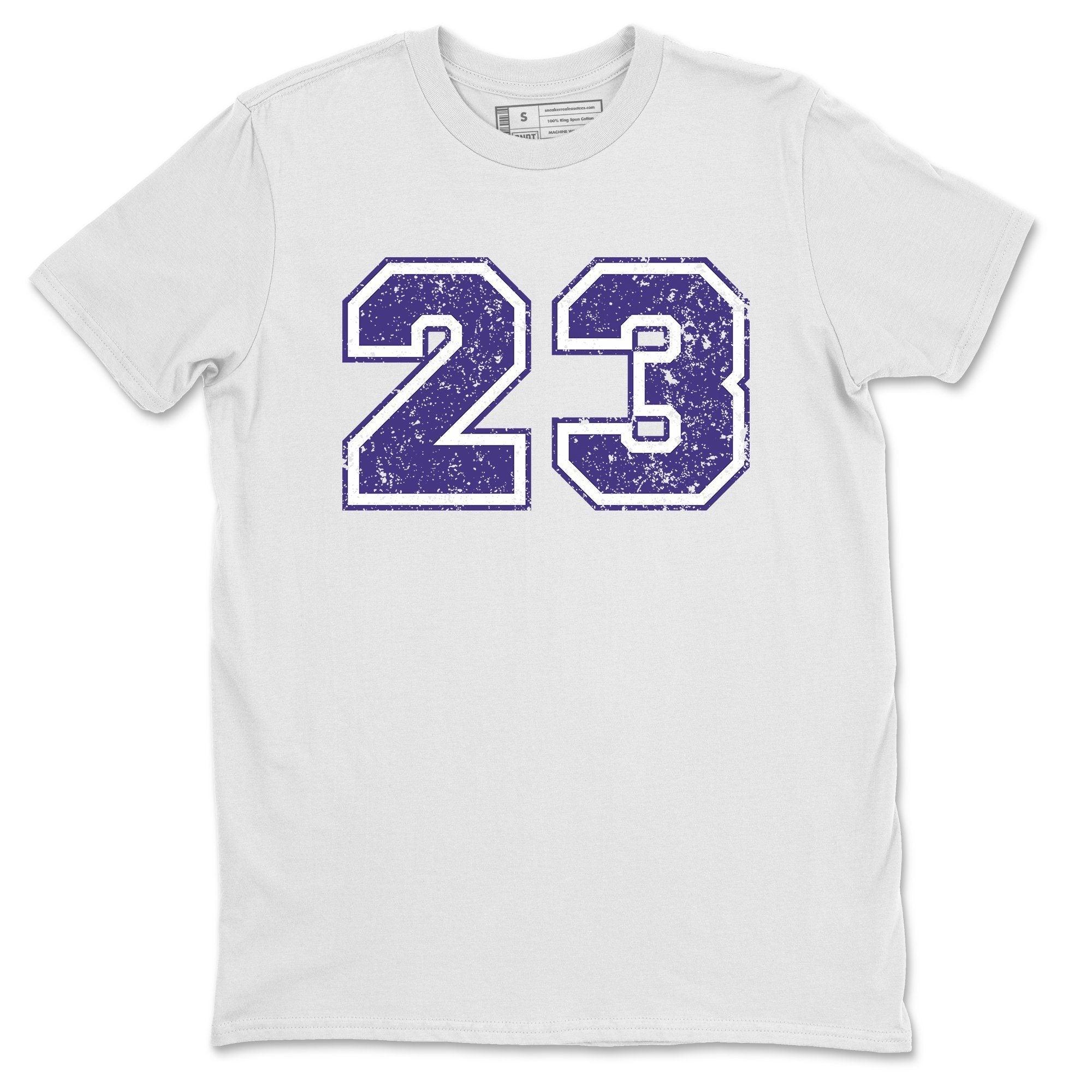 Jordan 4 Court Purple Sneaker Matching T-Shirt 23 Sneaker Tees Jordan 4 Court Purple Sneaker Release Tees Crew Neck Tees