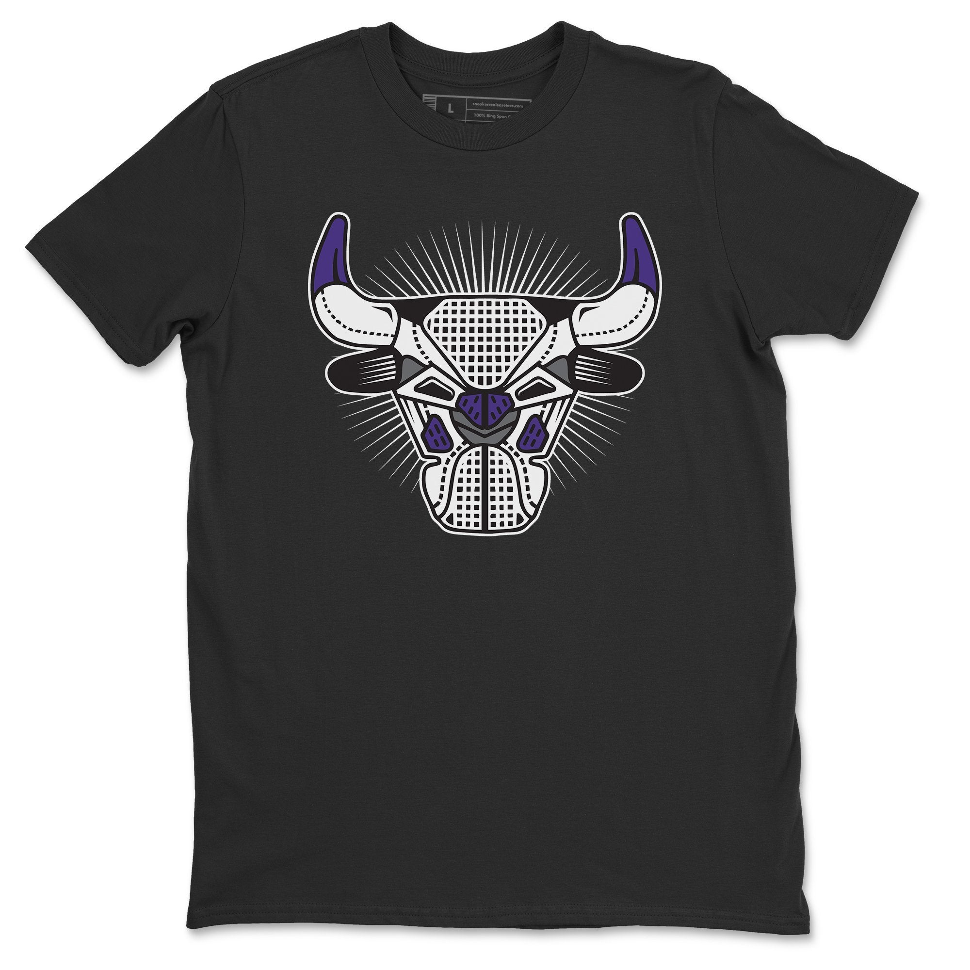 Jordan 4 Court Purple Shirt To Match Jordans Bull Head Sneaker Tees Jordan 4 Court Purple Drip Gear Zone Sneaker Matching Clothing Unisex Shirts
