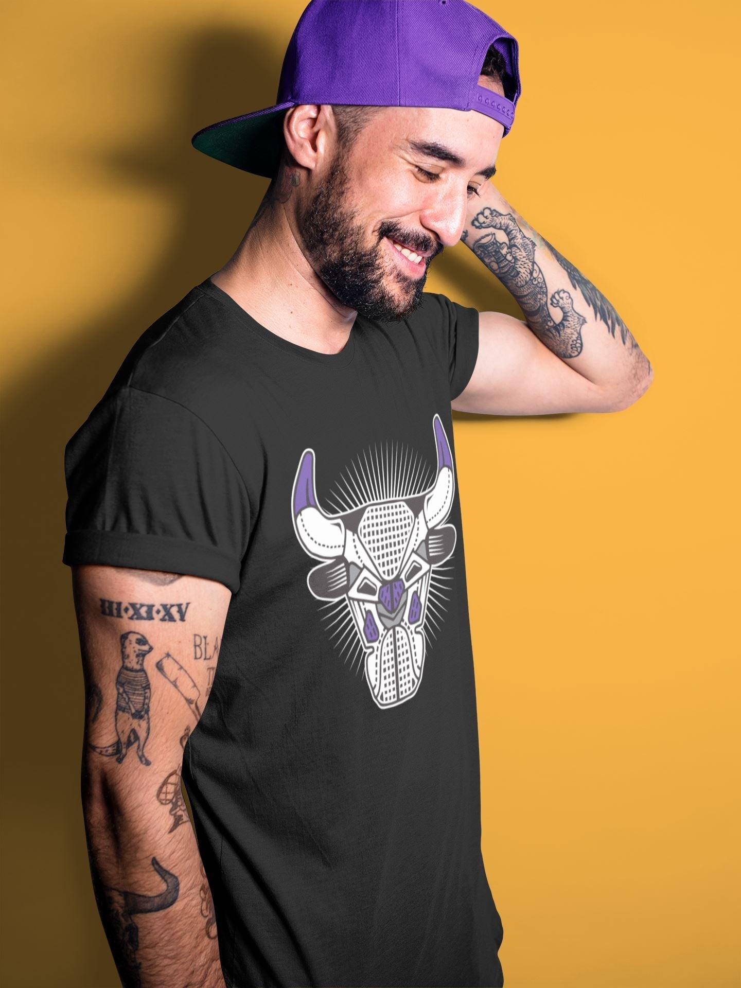 Jordan 4 Court Purple Shirt To Match Jordans Bull Head Sneaker Tees Jordan 4 Court Purple Drip Gear Zone Sneaker Matching Clothing Unisex Shirts