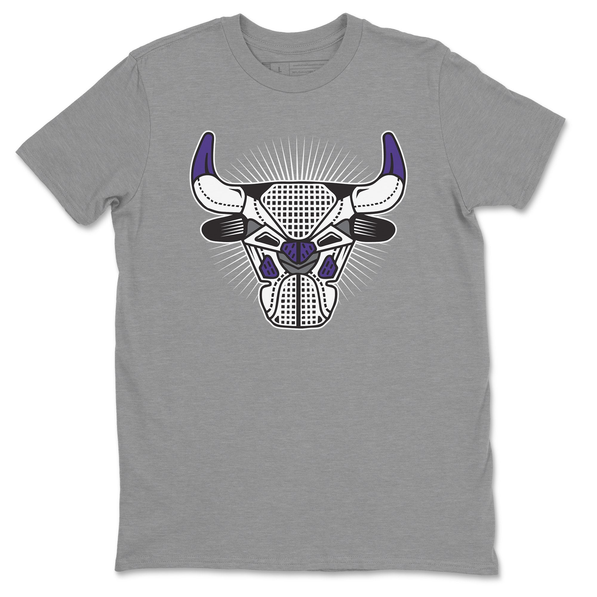 Jordan 4 Court Purple Shirt To Match Jordans Bull Head Sneaker Tees Jordan 4 Court Purple Drip Gear Zone Sneaker Matching Clothing Unisex Shirts