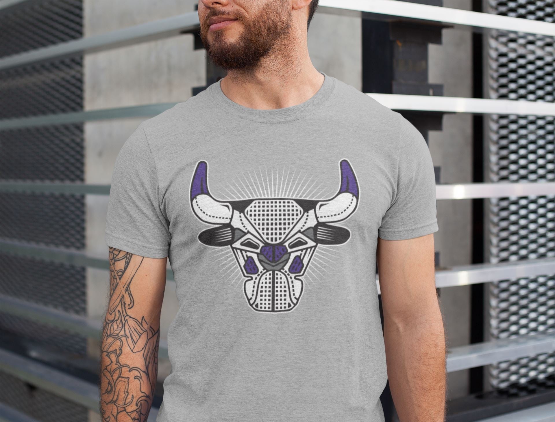 Jordan 4 Court Purple Shirt To Match Jordans Bull Head Sneaker Tees Jordan 4 Court Purple Drip Gear Zone Sneaker Matching Clothing Unisex Shirts