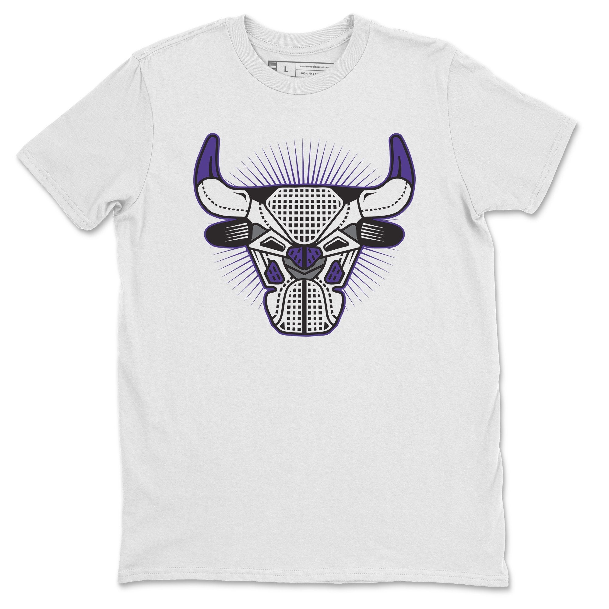 Jordan 4 Court Purple Shirt To Match Jordans Bull Head Sneaker Tees Jordan 4 Court Purple Drip Gear Zone Sneaker Matching Clothing Unisex Shirts