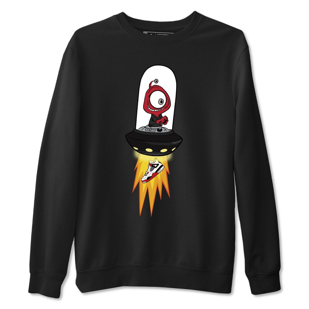 Jordan 4 Fire Red Shirt To Match Jordans Alien Sneaker Tees Jordan 4 Fire Red Drip Gear Zone Sneaker Matching Clothing Unisex Shirts
