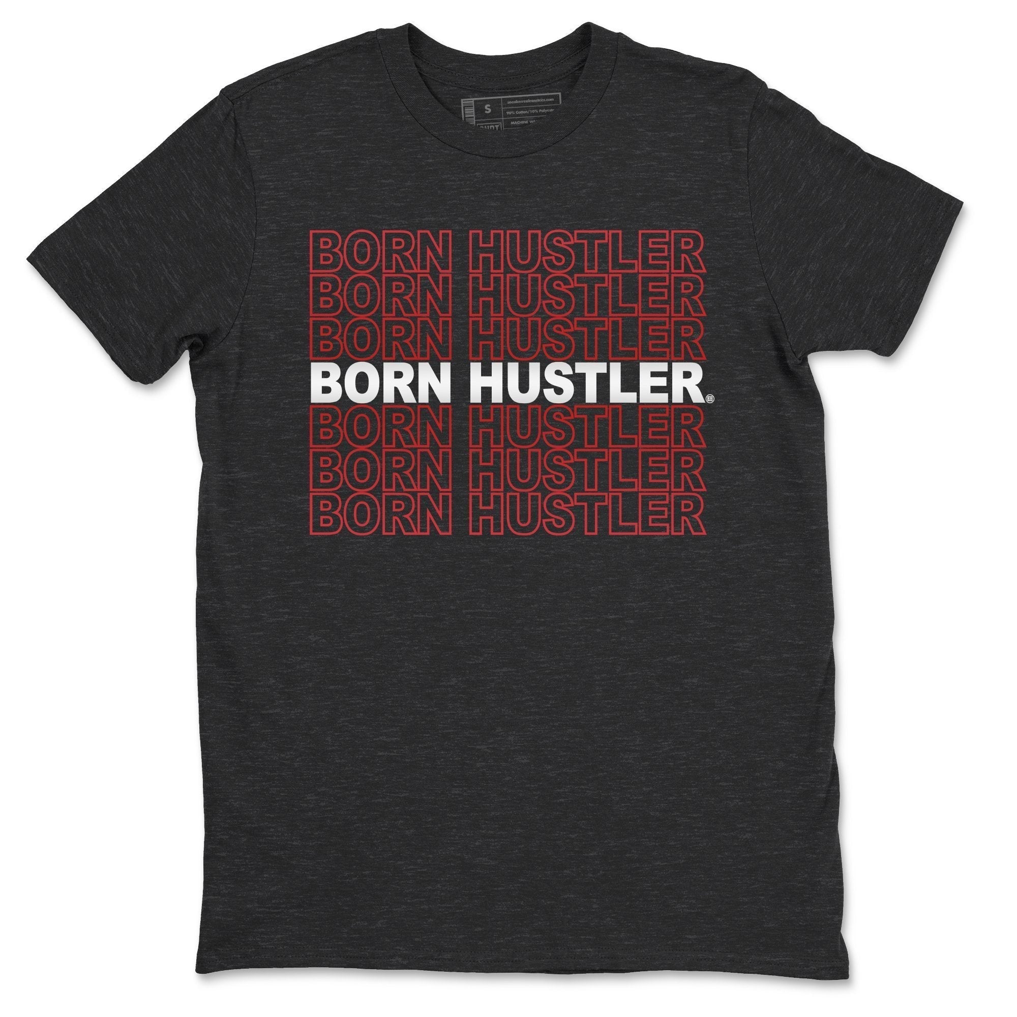 Jordan 4 Fire Red Shirt To Match Jordans Born Hustler Sneaker Tees Jordan 4 Fire Red Drip Gear Zone Sneaker Matching Clothing Unisex Shirts