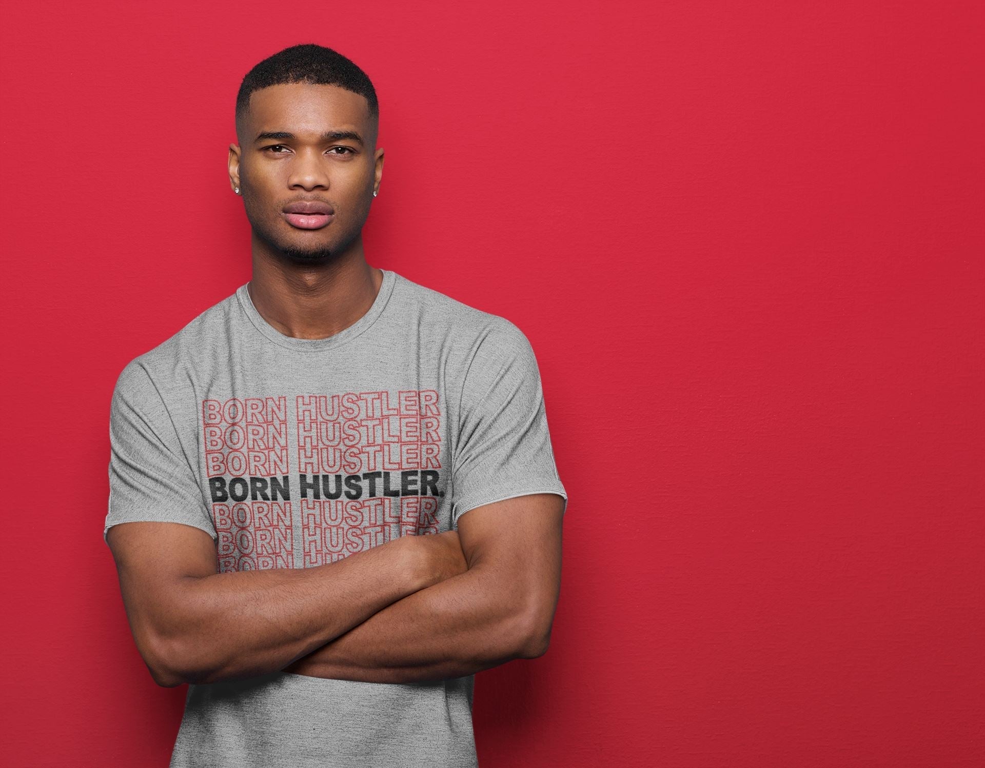 Jordan 4 Fire Red Shirt To Match Jordans Born Hustler Sneaker Tees Jordan 4 Fire Red Drip Gear Zone Sneaker Matching Clothing Unisex Shirts