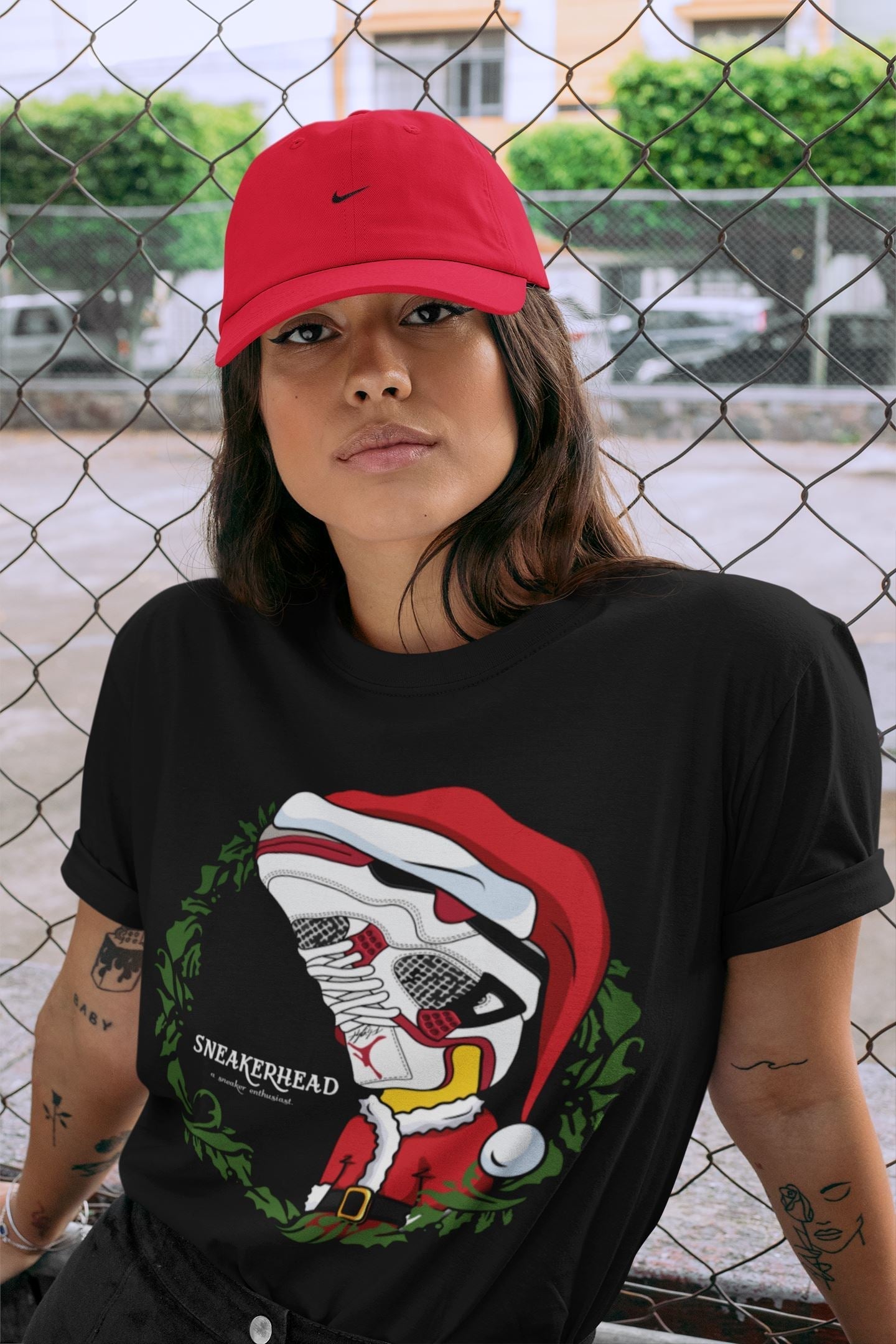 Jordan 4 Fire Red Shirt To Match Jordans Christmas Sneakerhead Sneaker Tees Jordan 4 Fire Red Drip Gear Zone Sneaker Matching Clothing Unisex Shirts