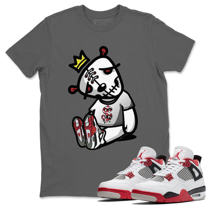 Jordan 4 Fire Red Shirt To Match Jordans Dead Dolls Sneaker Tees Jordan 4 Fire Red Drip Gear Zone Sneaker Matching Clothing Unisex Shirts