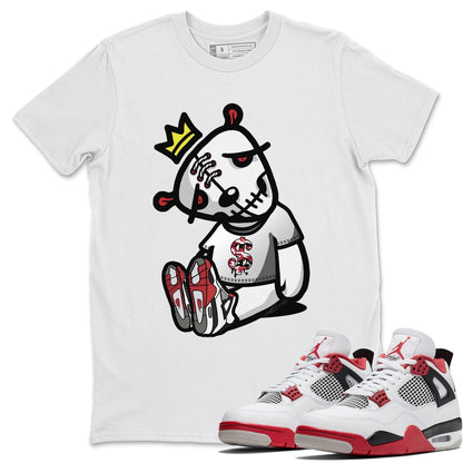 Jordan 4 Fire Red Shirt To Match Jordans Dead Dolls Sneaker Tees Jordan 4 Fire Red Drip Gear Zone Sneaker Matching Clothing Unisex Shirts