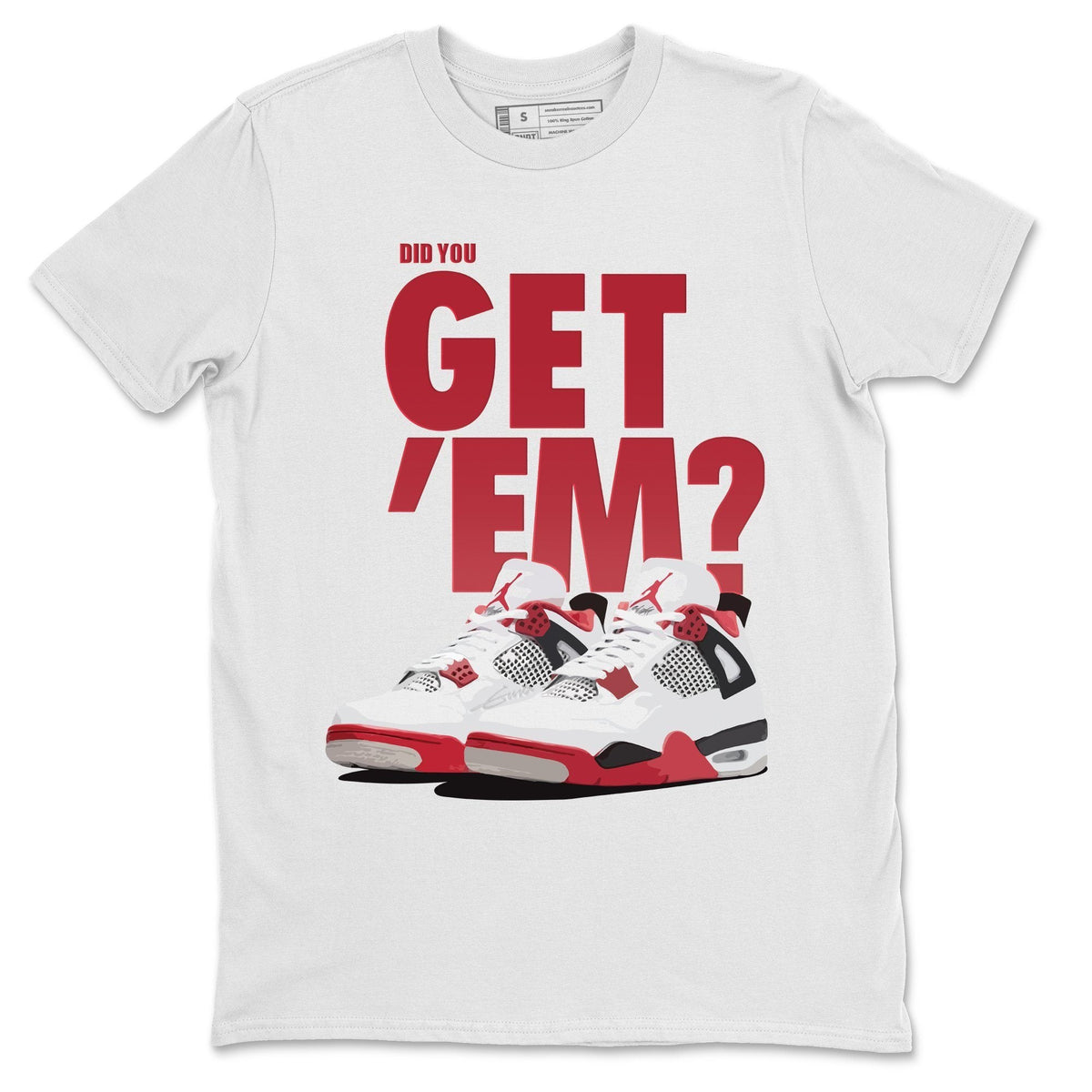 Jordan 4 Fire Red Shirt To Match Jordans Did You Get Em Drip Gear Zone Sneaker Tees Jordan 4 Fire Red Drip Gear Zone Drip Gear Zone Sneaker Matching Clothing Unisex Shirts