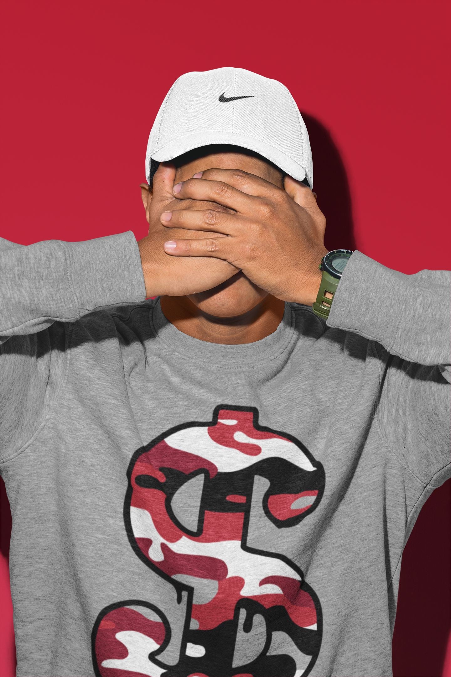 Jordan 4 Fire Red Shirt To Match Jordans Dollar Camo Sneaker Tees Jordan 4 Fire Red Drip Gear Zone Sneaker Matching Clothing Unisex Shirts