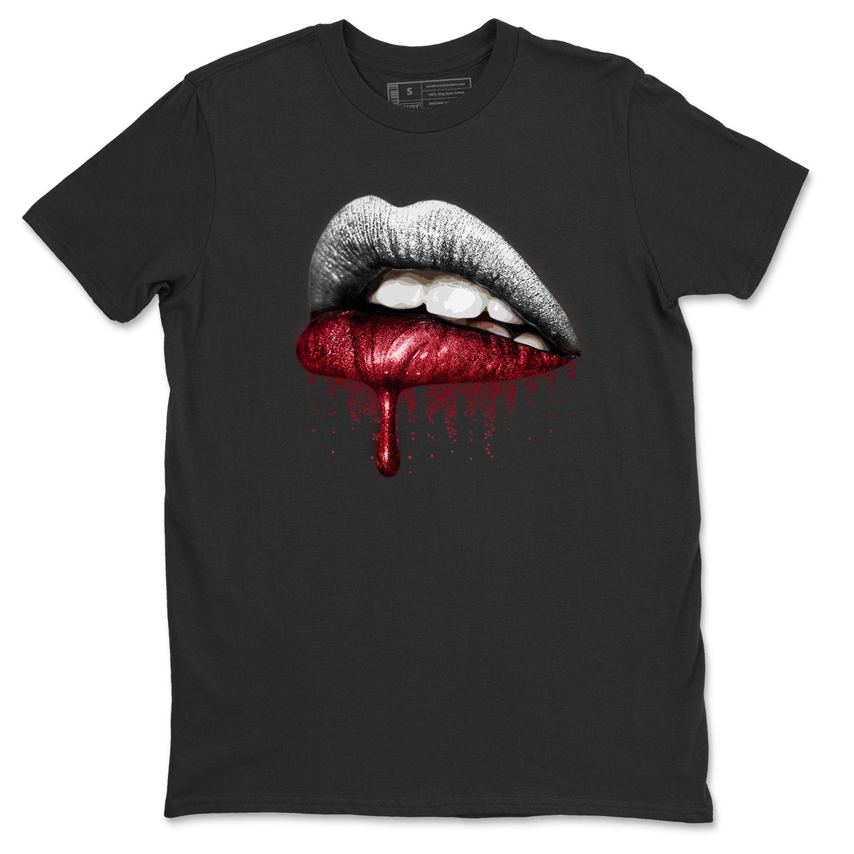 Jordan 4 Fire Red Shirt To Match Jordans Dripping Lips Sneaker Tees Jordan 4 Fire Red Drip Gear Zone Sneaker Matching Clothing Unisex Shirts