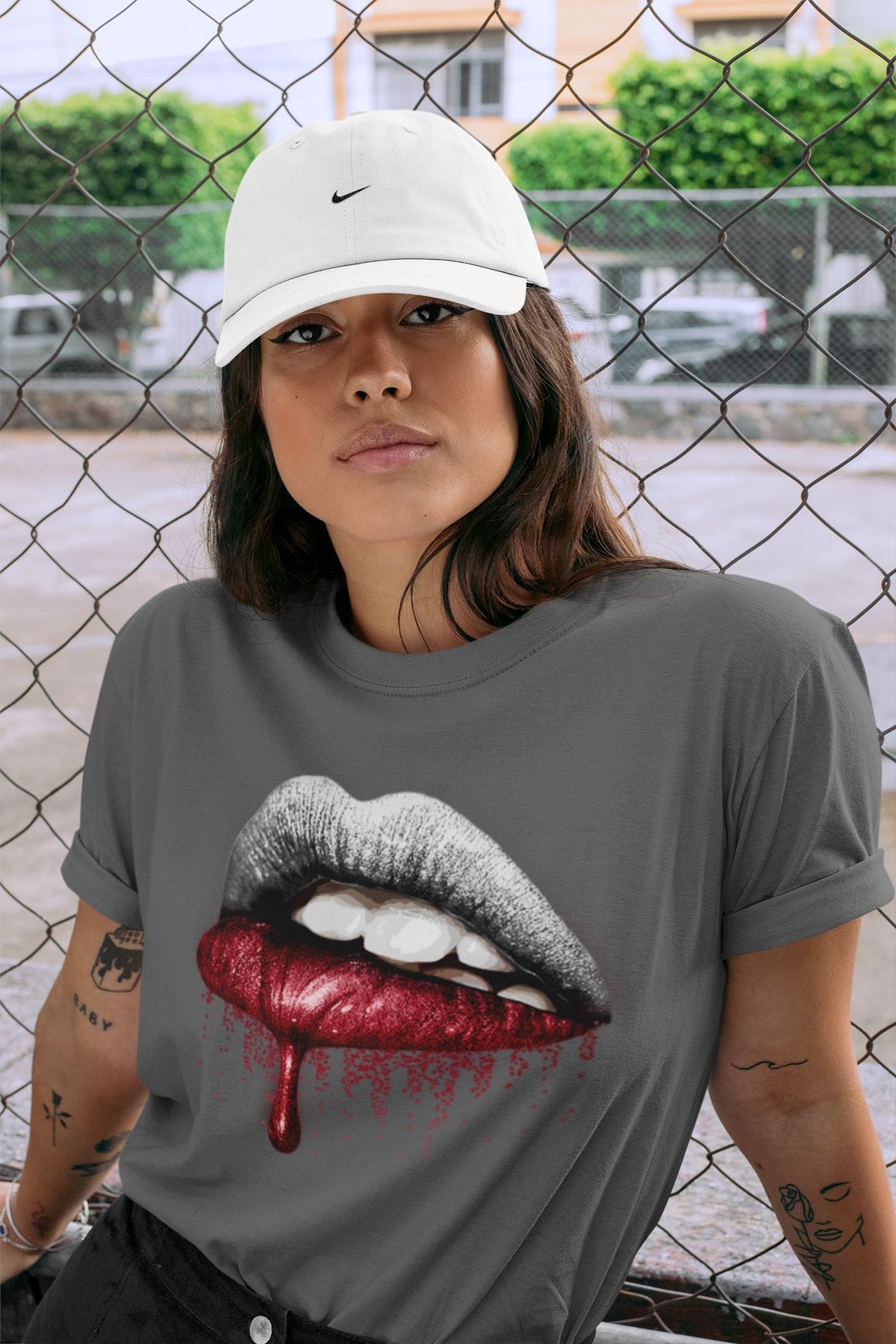 Jordan 4 Fire Red Shirt To Match Jordans Dripping Lips Sneaker Tees Jordan 4 Fire Red Drip Gear Zone Sneaker Matching Clothing Unisex Shirts