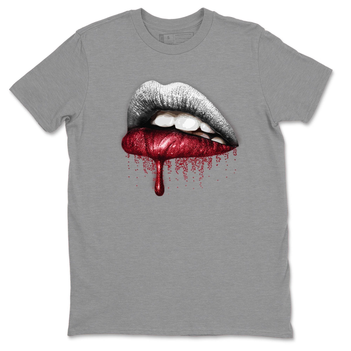 Jordan 4 Fire Red Shirt To Match Jordans Dripping Lips Sneaker Tees Jordan 4 Fire Red Drip Gear Zone Sneaker Matching Clothing Unisex Shirts