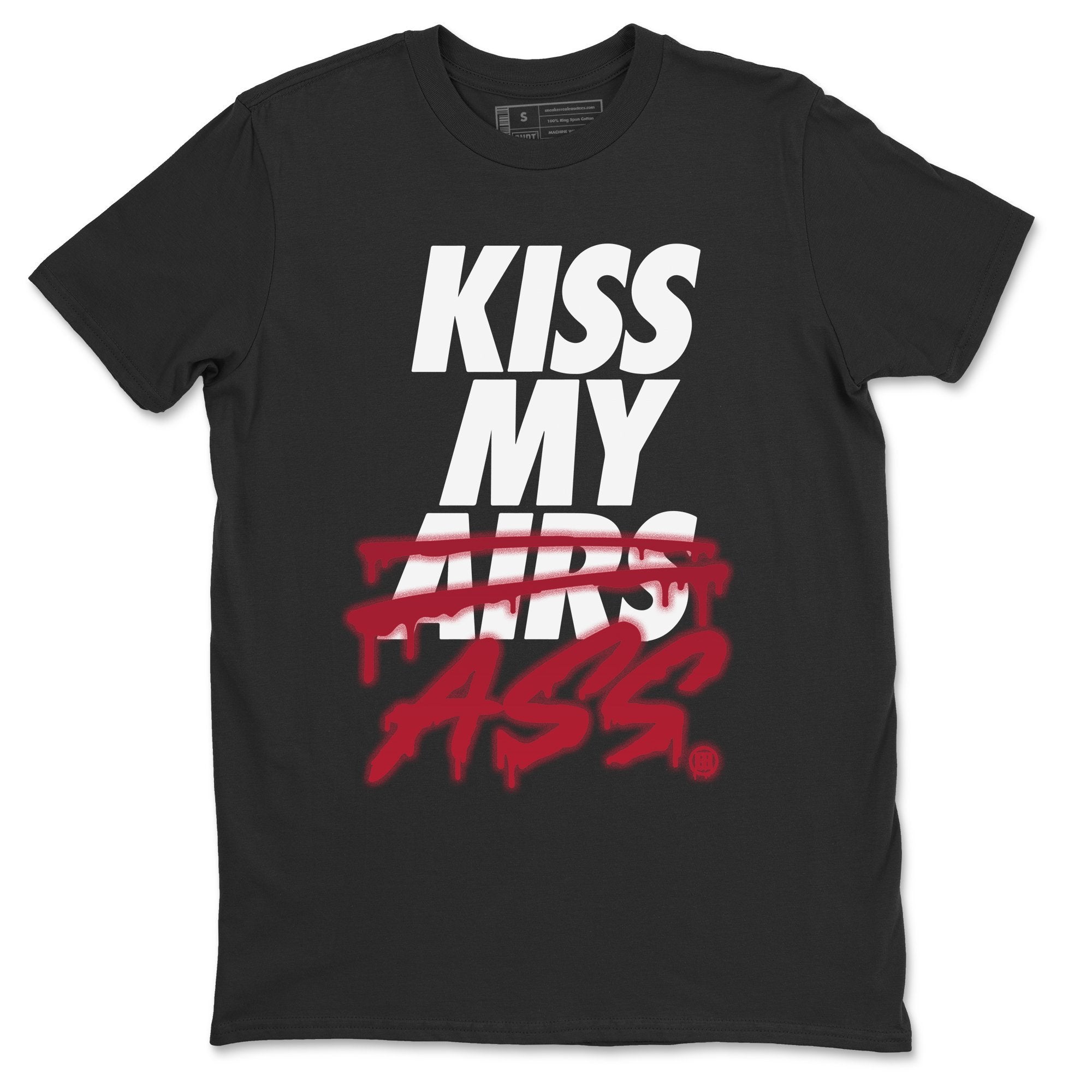 Jordan 4 Fire Red Shirt To Match Jordans Kiss My Ass Sneaker Tees Jordan 4 Fire Red Drip Gear Zone Sneaker Matching Clothing Unisex Shirts